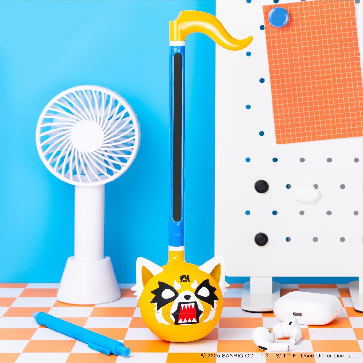 image:imageOtamatone Classic Aggretsuko Happy Sweet Officially Licensed Sanrio Japanese Character Electronic Musical Instrument Portable Synthesizer from Japan Maywa Denki for Children Kids and Adults GiftAggretsuko Rage