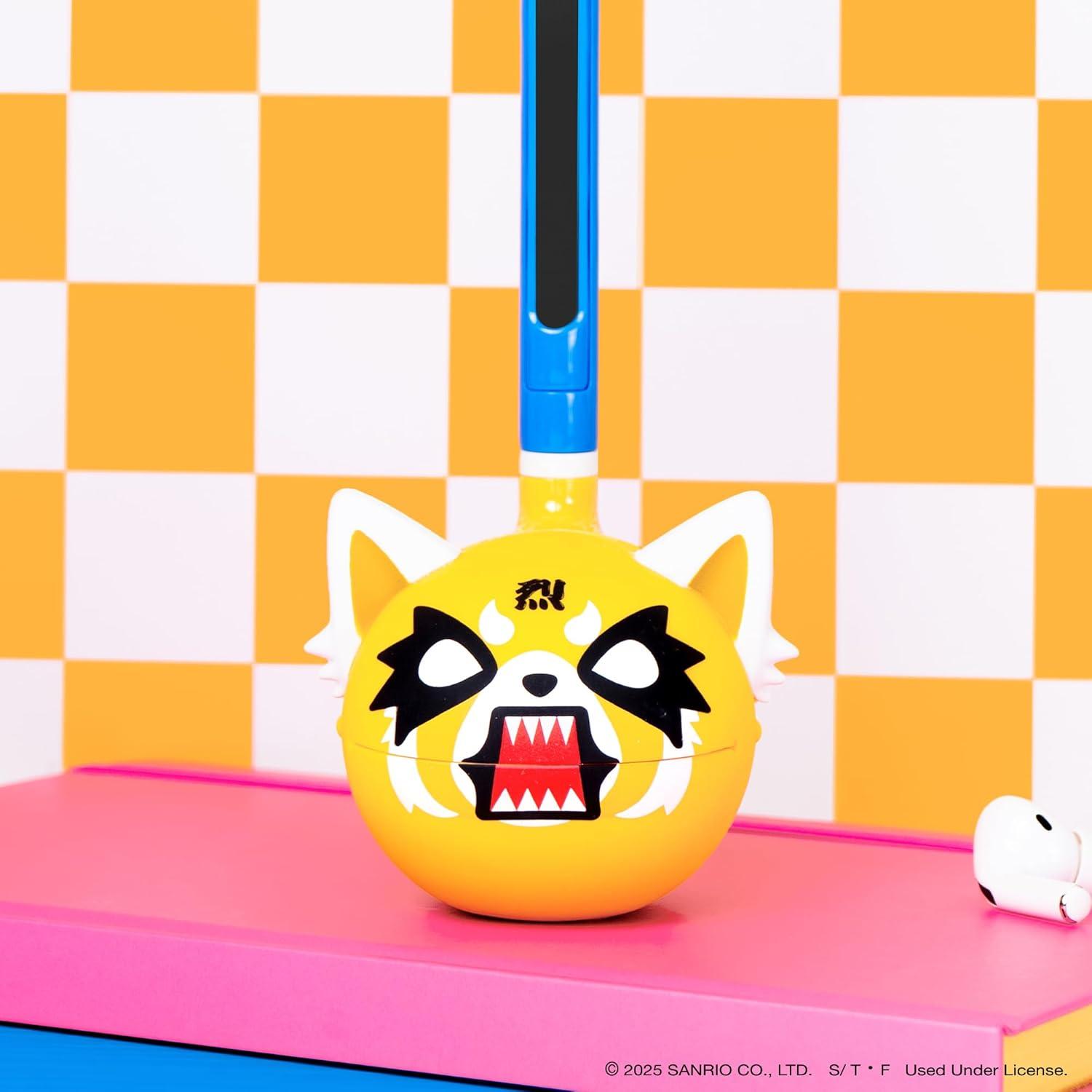 image:imageOtamatone Classic Aggretsuko Happy Sweet Officially Licensed Sanrio Japanese Character Electronic Musical Instrument Portable Synthesizer from Japan Maywa Denki for Children Kids and Adults GiftAggretsuko Rage