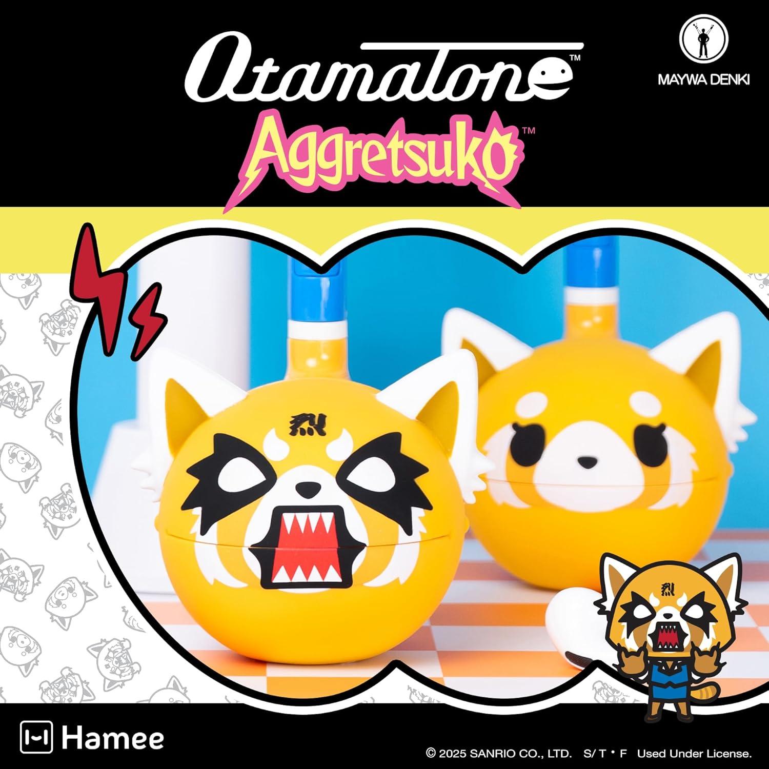image:imageOtamatone Classic Aggretsuko Happy Sweet Officially Licensed Sanrio Japanese Character Electronic Musical Instrument Portable Synthesizer from Japan Maywa Denki for Children Kids and Adults GiftAggretsuko Rage
