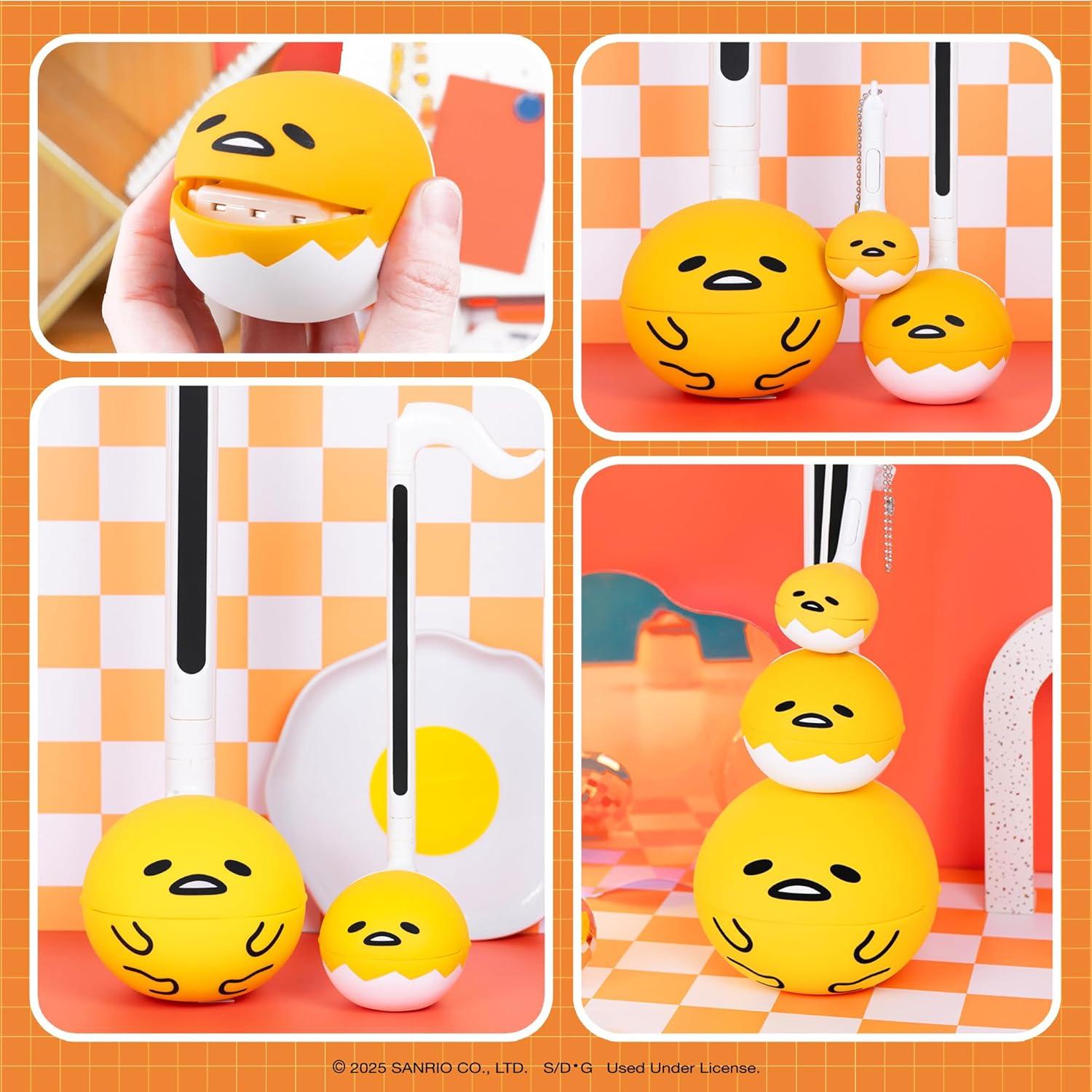image:imageOtamatone Classic Aggretsuko Happy Sweet Officially Licensed Sanrio Japanese Character Electronic Musical Instrument Portable Synthesizer from Japan Maywa Denki for Children Kids and Adults GiftGudetama