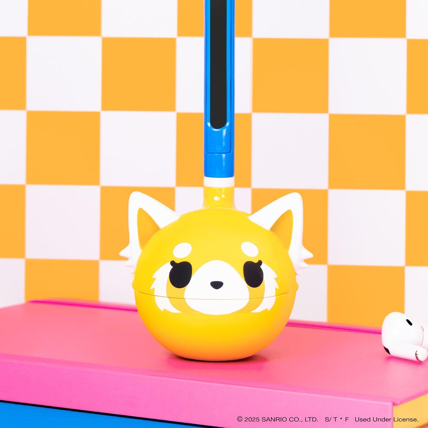 image:imageOtamatone Classic Aggretsuko Happy Sweet Officially Licensed Sanrio Japanese Character Electronic Musical Instrument Portable Synthesizer from Japan Maywa Denki for Children Kids and Adults GiftAggretsuko Happy