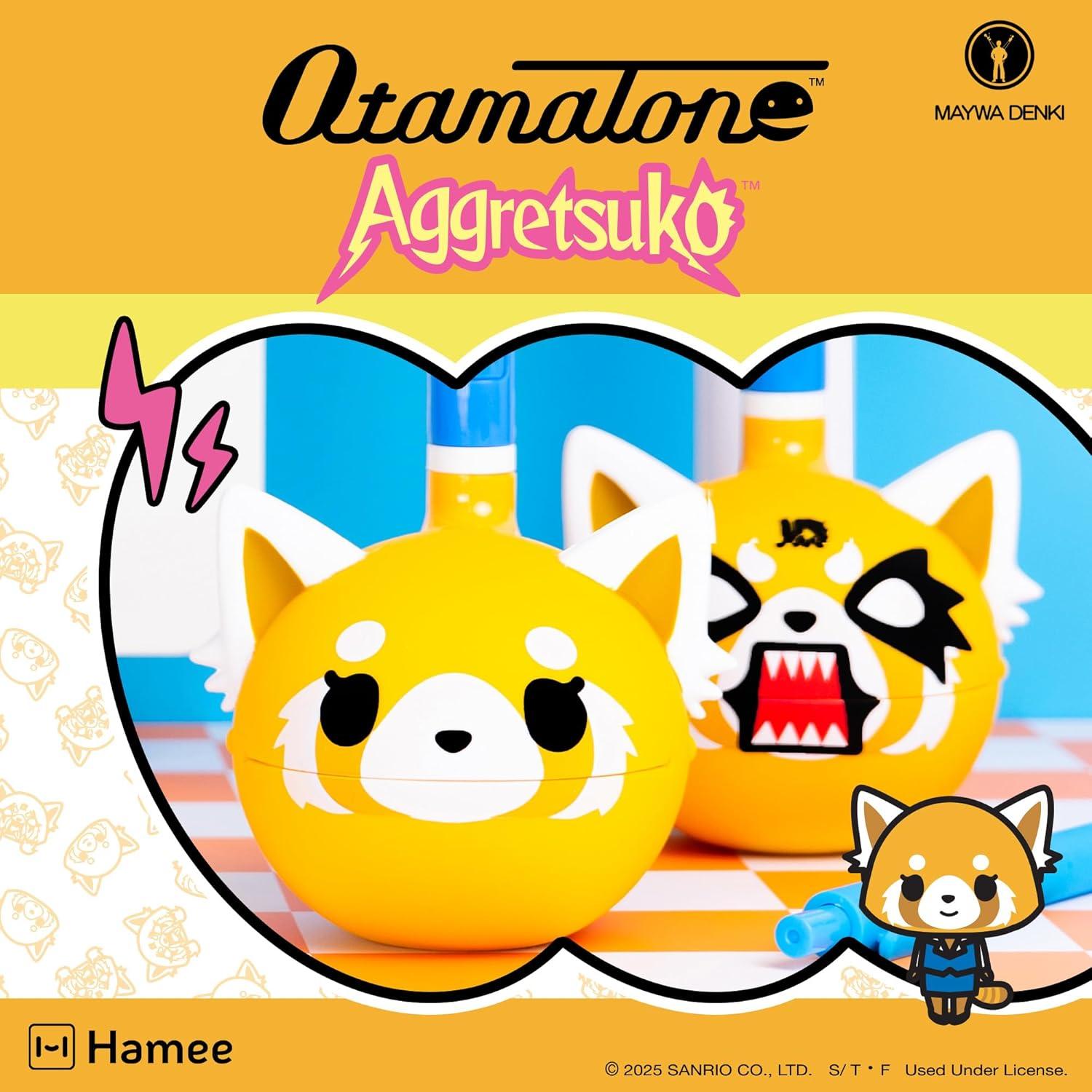 image:imageOtamatone Classic Aggretsuko Happy Sweet Officially Licensed Sanrio Japanese Character Electronic Musical Instrument Portable Synthesizer from Japan Maywa Denki for Children Kids and Adults GiftAggretsuko Happy