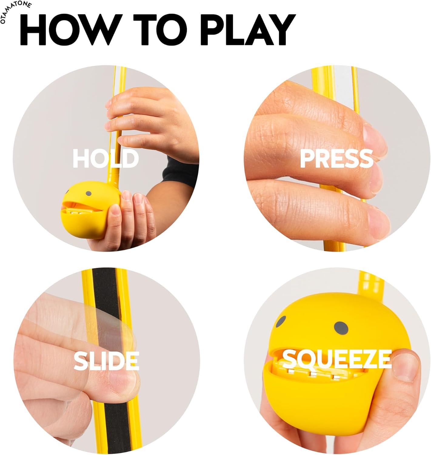 image:imageOtamatone Classic English Edition Yellow Japanese Electronic Musical Instrument Portable Synthesizer from Japan Maywa Denki for Children and Adults GiftYellow