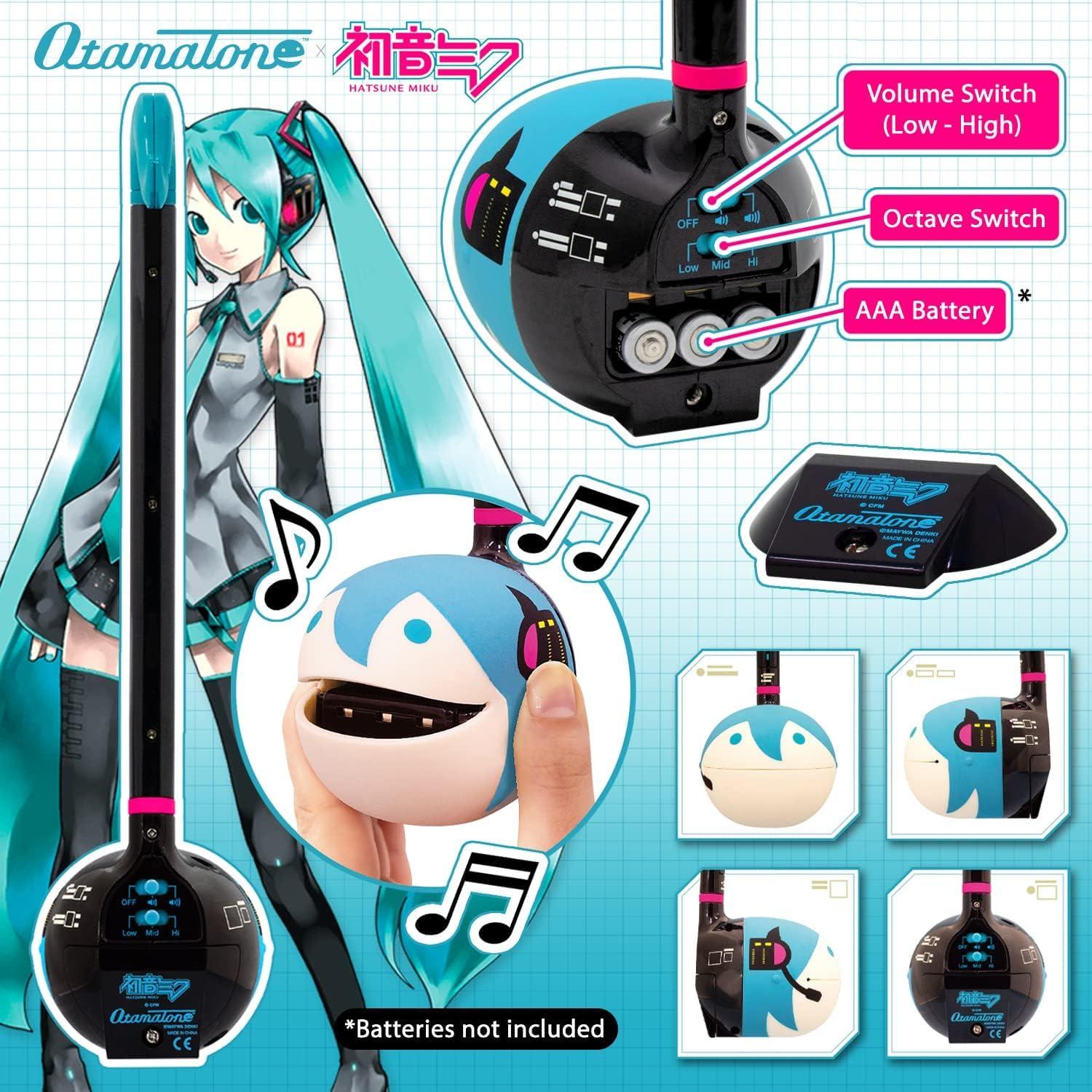 image:imageOtamatone Classic Hatsune Miku Vocaloid Officially Licensed Japanese Character Electronic Musical Instrument Portable Synthesizer from Japan Maywa Denki for Children Kids and Adults GiftMiku Ninja