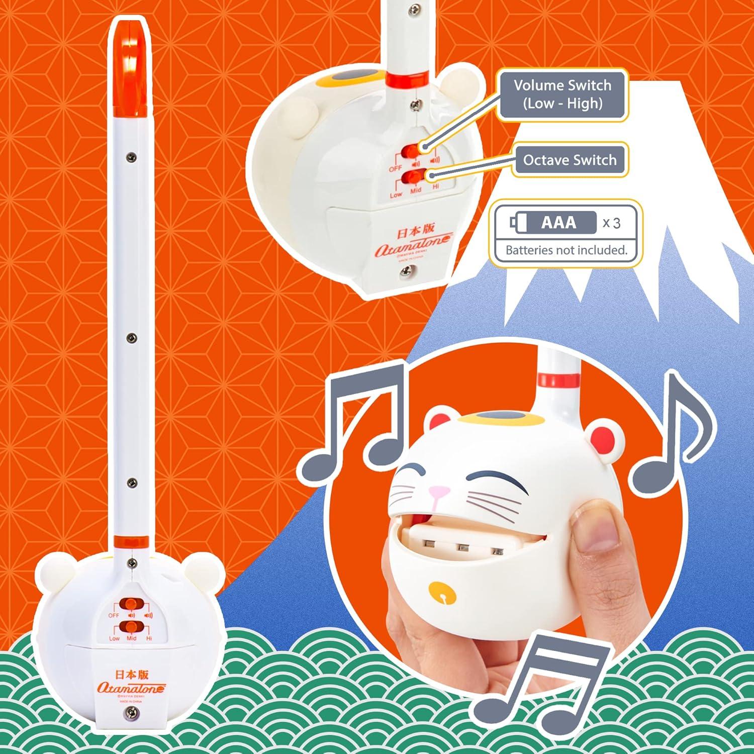 image:imageOtamatone Classic Hatsune Miku Vocaloid Officially Licensed Japanese Character Electronic Musical Instrument Portable Synthesizer from Japan Maywa Denki for Children Kids and Adults GiftLucky Cat