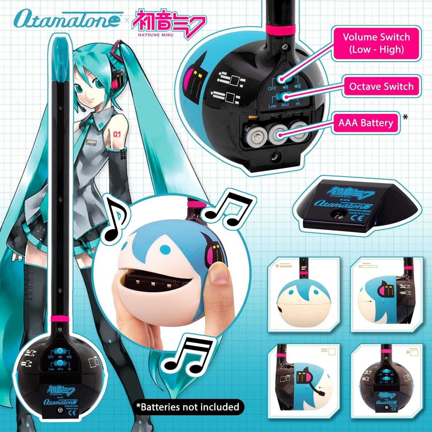 image:imageOtamatone Classic Hatsune Miku Vocaloid Officially Licensed Japanese Character Electronic Musical Instrument Portable Synthesizer from Japan Maywa Denki for Children Kids and Adults GiftHatsune Miku
