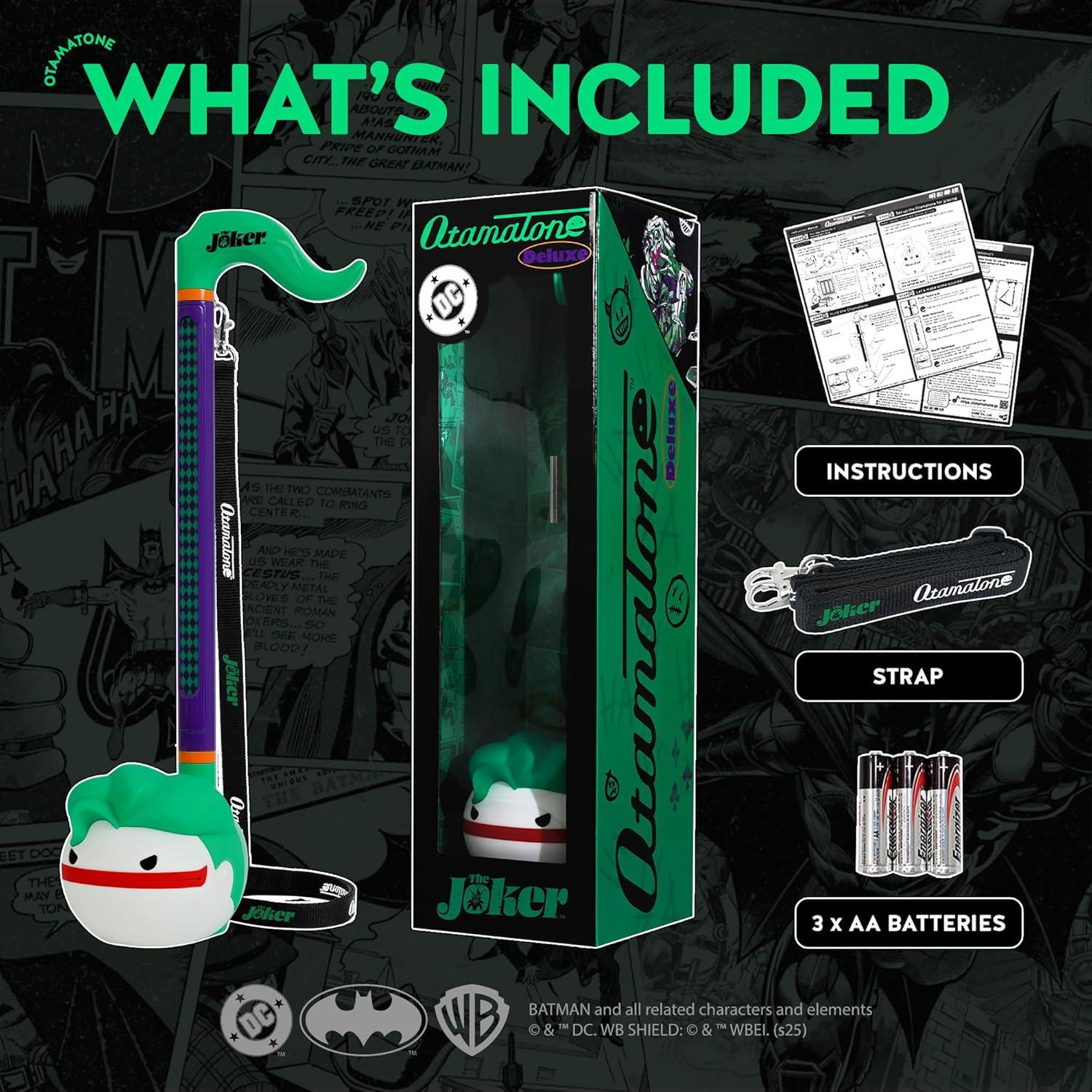 image:imageOtamatone Deluxe Batman Electronic Musical Instrument for Adults Portable Synthesizer Digital Electric Music from Japan by Maywa Denki Cool Stuff Gifts English InstructionsJoker