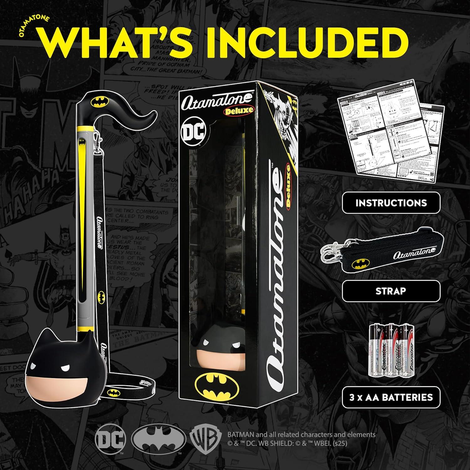 image:imageOtamatone Deluxe Batman Electronic Musical Instrument for Adults Portable Synthesizer Digital Electric Music from Japan by Maywa Denki Cool Stuff Gifts English InstructionsBatman