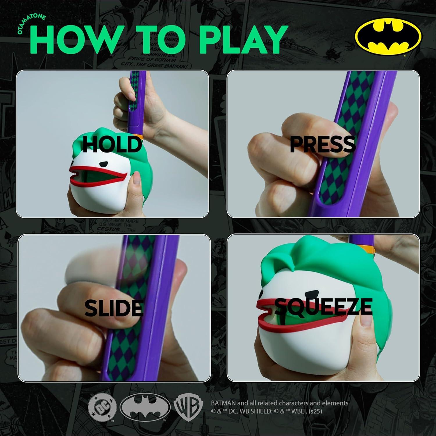 image:imageOtamatone Deluxe Batman Electronic Musical Instrument for Adults Portable Synthesizer Digital Electric Music from Japan by Maywa Denki Cool Stuff Gifts English InstructionsJoker