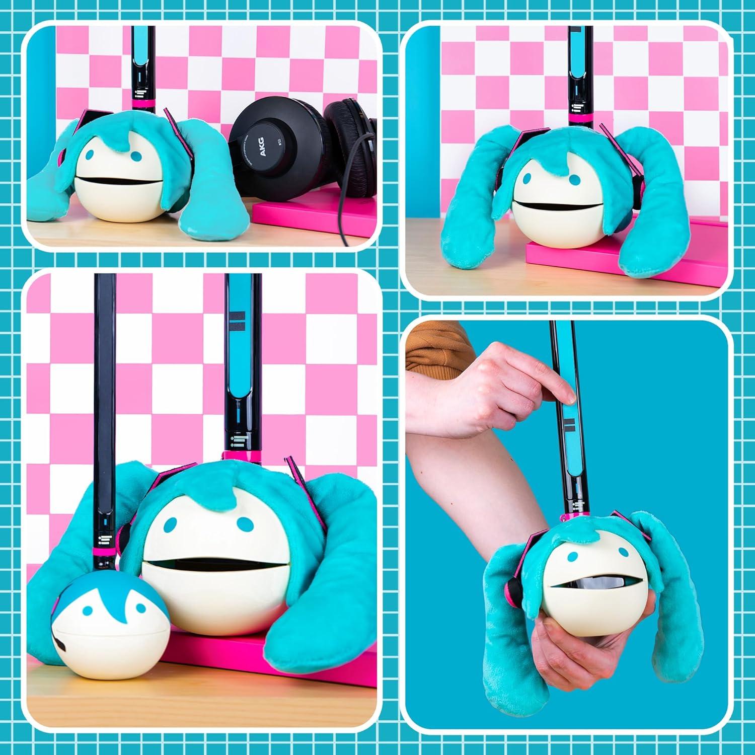 image:imageOtamatone Deluxe Hatsune Miku Edition Electronic Musical Instrument Portable Synthesizer from Japan Maywa Denki Includes Removable Plush Wig