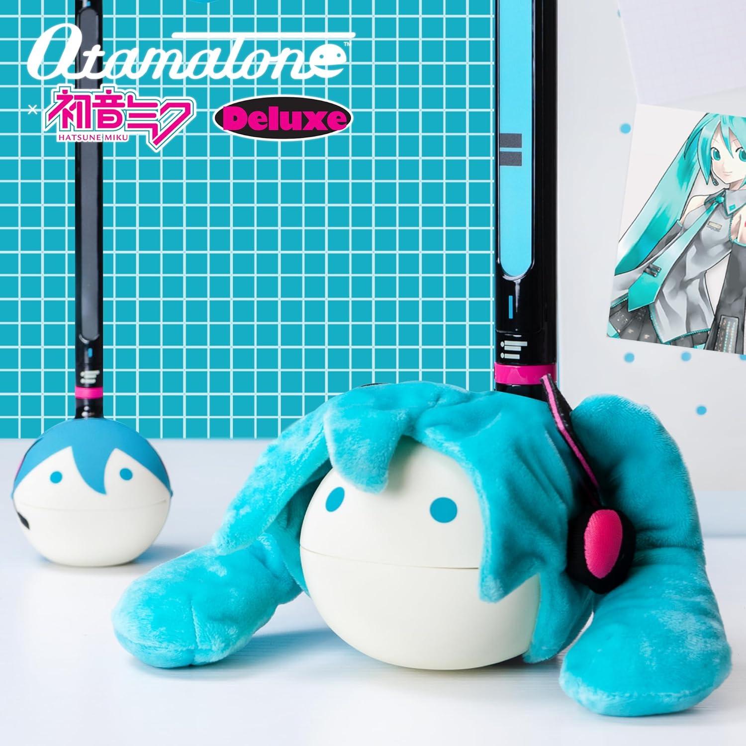 image:imageOtamatone Deluxe Hatsune Miku Edition Electronic Musical Instrument Portable Synthesizer from Japan Maywa Denki Includes Removable Plush Wig