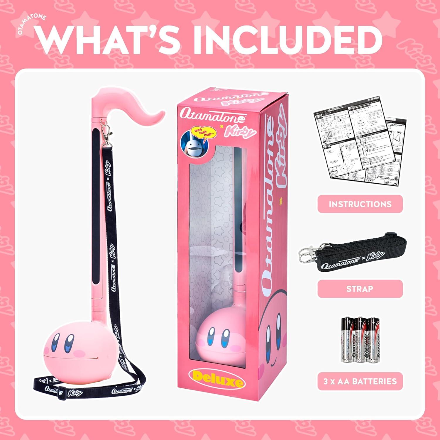 image:imageOtamatone Deluxe Japanese Musical Instrument Portable Music Synthesizer from Japan by Maywa Denki Studio Award Winning Educational Fun Gift for Teens amp Adults Kirby English ManualKirby Deluxe English Edition