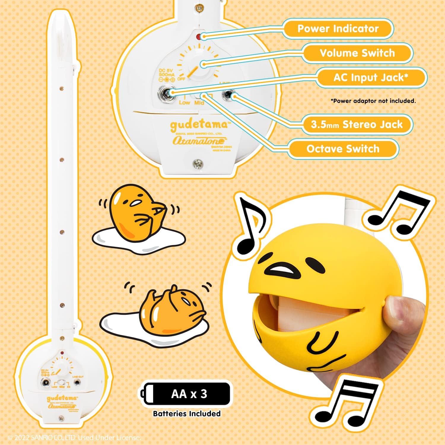 image:imageOtamatone Deluxe Sanrio Gudetama Electronic Musical Instrument Portable Synthesizer from Japan Maywa Denki from Japan