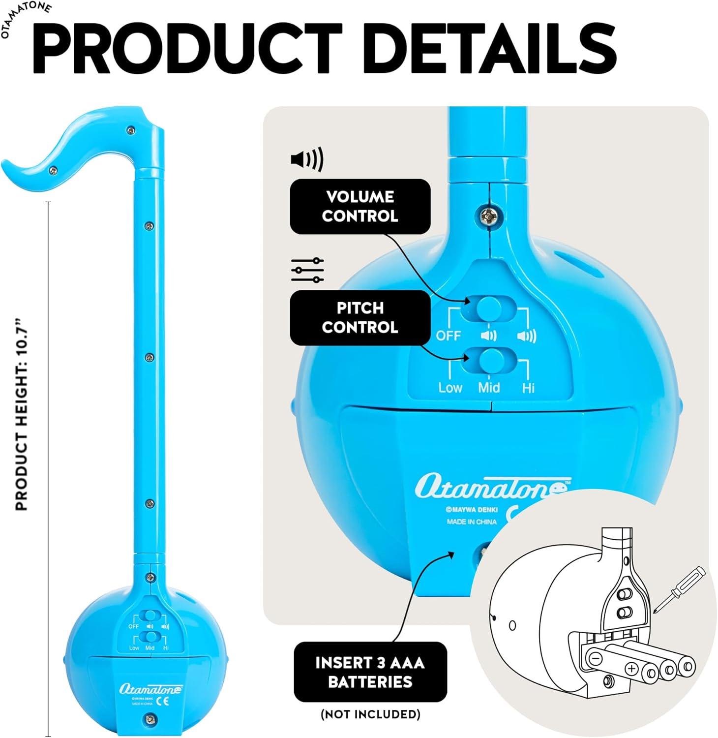 image:imageOtamatone Japanese Electronic Musical Instrument Portable Music Synthesizer from Japan by Maywa Denki Studio Award Winning Educational Fun Gift for Children Teens amp Adults UnicornBlue