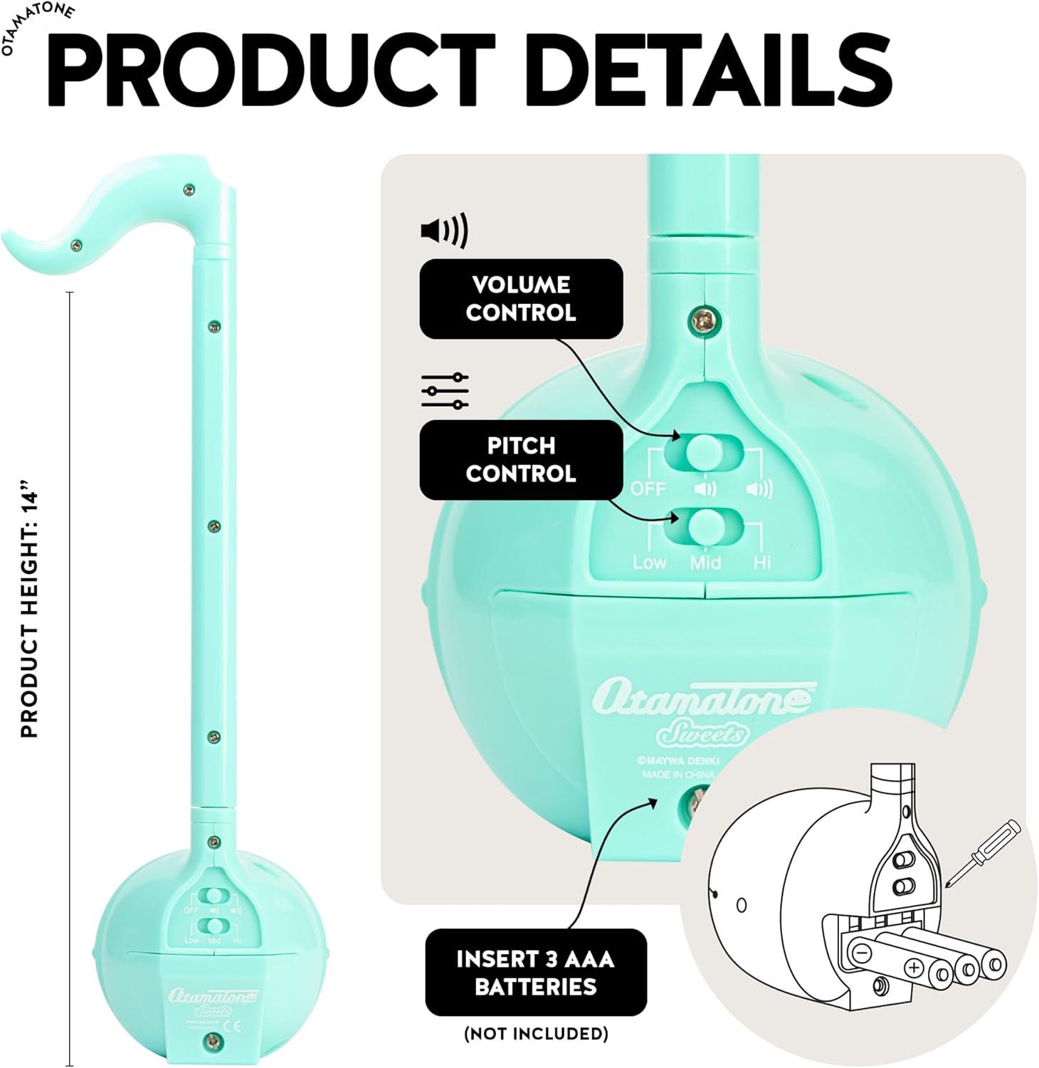 image:imageOtamatone Japanese Electronic Musical Instrument Portable Music Synthesizer from Japan by Maywa Denki Studio Award Winning Educational Fun Gift for Children Teens amp Adults MintStrawberry Mint Set