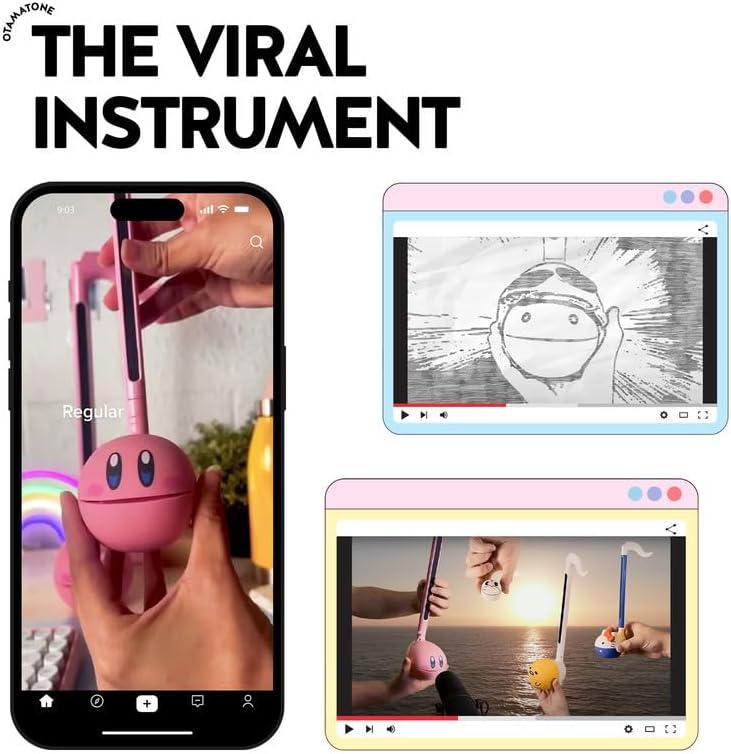 image:imageOtamatone Japanese Electronic Musical Instrument Portable Music Synthesizer from Japan by Maywa Denki Studio Award Winning Educational Fun Gift for Children Teens amp Adults UnicornBlack