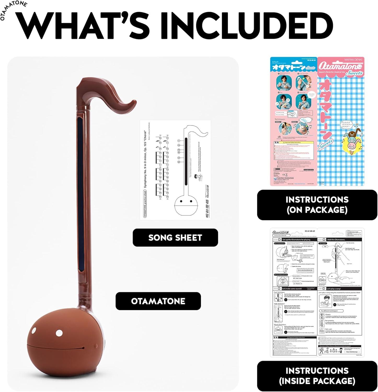 image:imageOtamatone Japanese Electronic Musical Instrument Portable Music Synthesizer from Japan by Maywa Denki Studio Award Winning Educational Fun Gift for Children Teens amp Adults MintChocolate