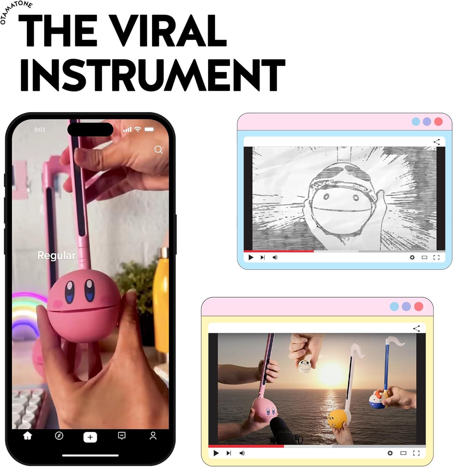image:imageOtamatone Japanese Electronic Musical Instrument Portable Music Synthesizer from Japan by Maywa Denki Studio Award Winning Educational Fun Gift for Children Teens amp Adults UnicornWhite