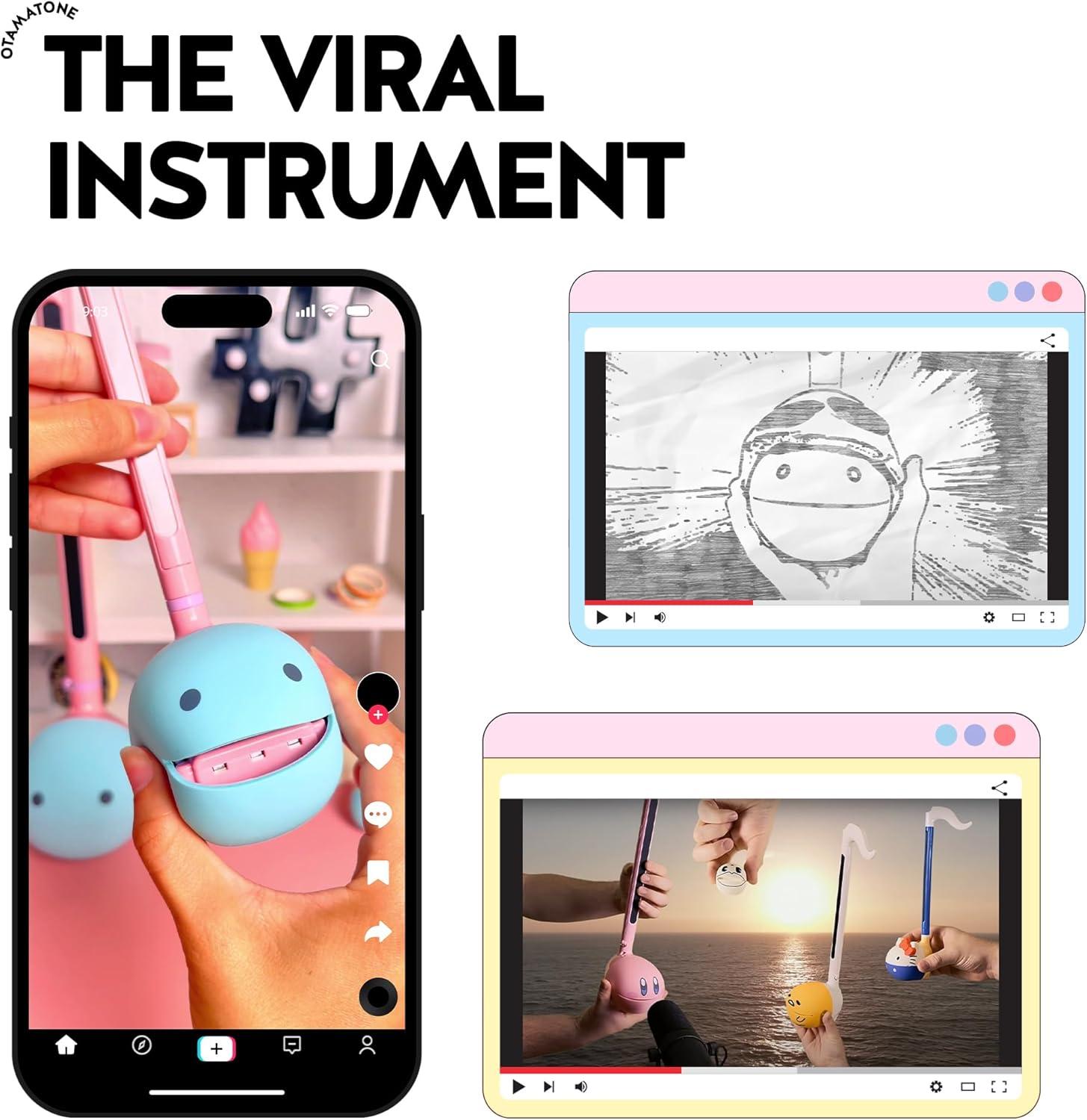 image:imageOtamatone Japanese Electronic Musical Instrument Portable Music Synthesizer from Japan by Maywa Denki Studio Award Winning Educational Fun Gift for Children Teens amp Adults RedButter