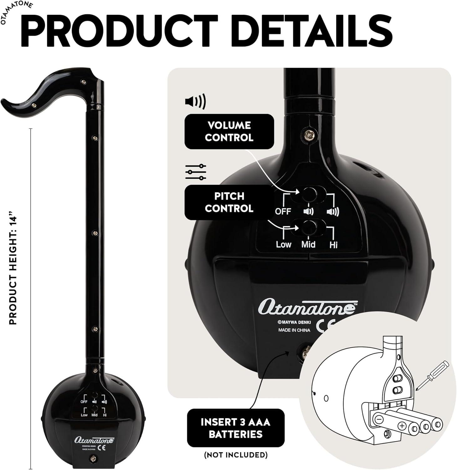 image:imageOtamatone Japanese Electronic Musical Instrument Portable Music Synthesizer from Japan by Maywa Denki Studio Award Winning Educational Fun Gift for Children Teens amp Adults UnicornBlack Blue Unicorn Set