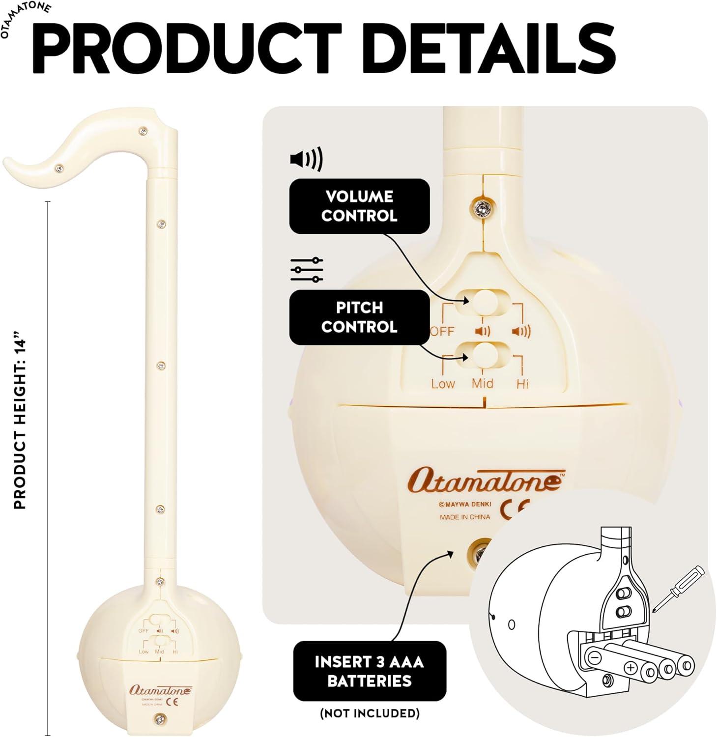 image:imageOtamatone Japanese Electronic Musical Instrument Portable Music Synthesizer from Japan by Maywa Denki Studio Award Winning Educational Fun Gift for Children Teens amp Adults RedButter