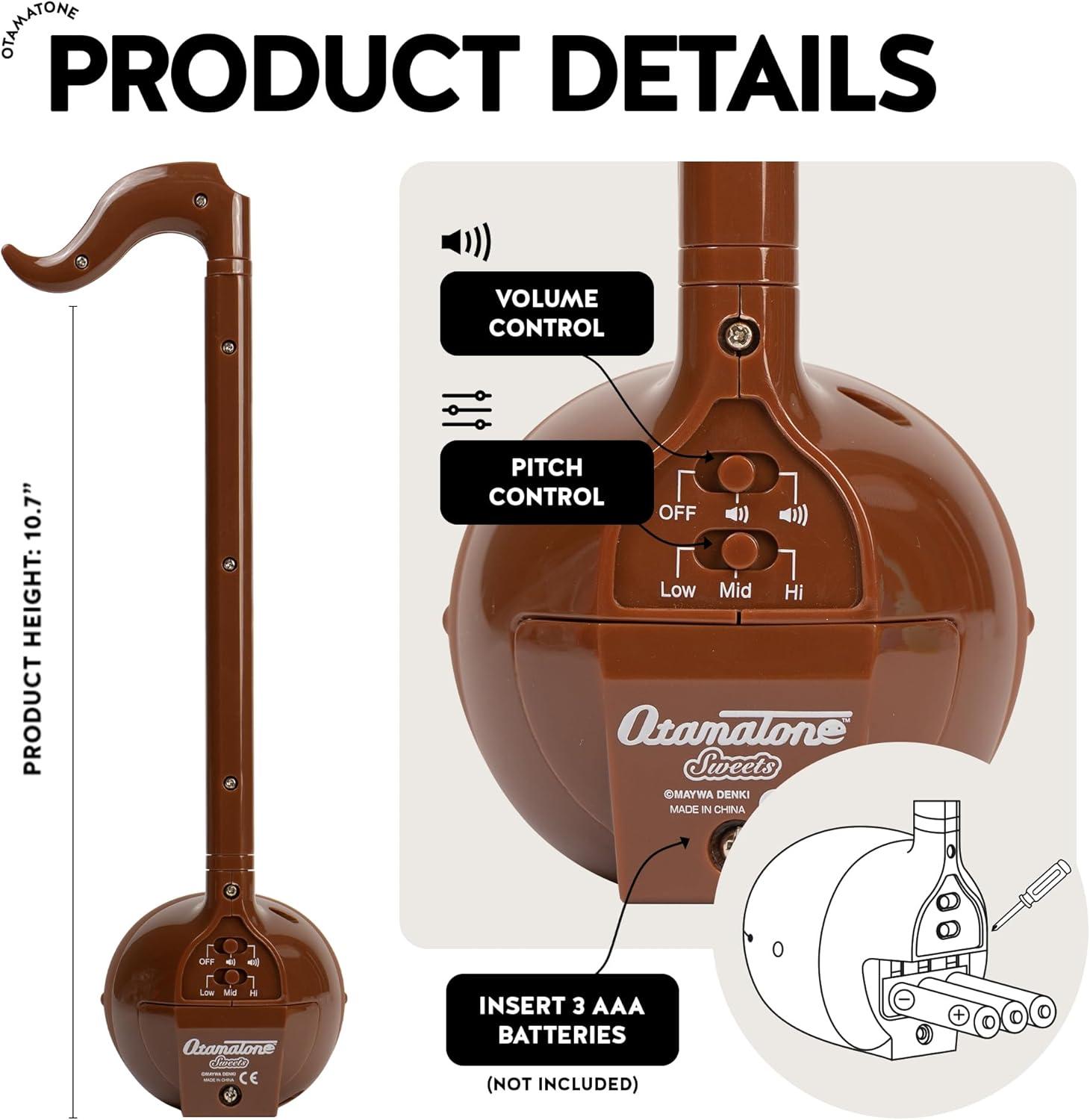 image:imageOtamatone Japanese Electronic Musical Instrument Portable Music Synthesizer from Japan by Maywa Denki Studio Award Winning Educational Fun Gift for Children Teens amp Adults MintChocolate