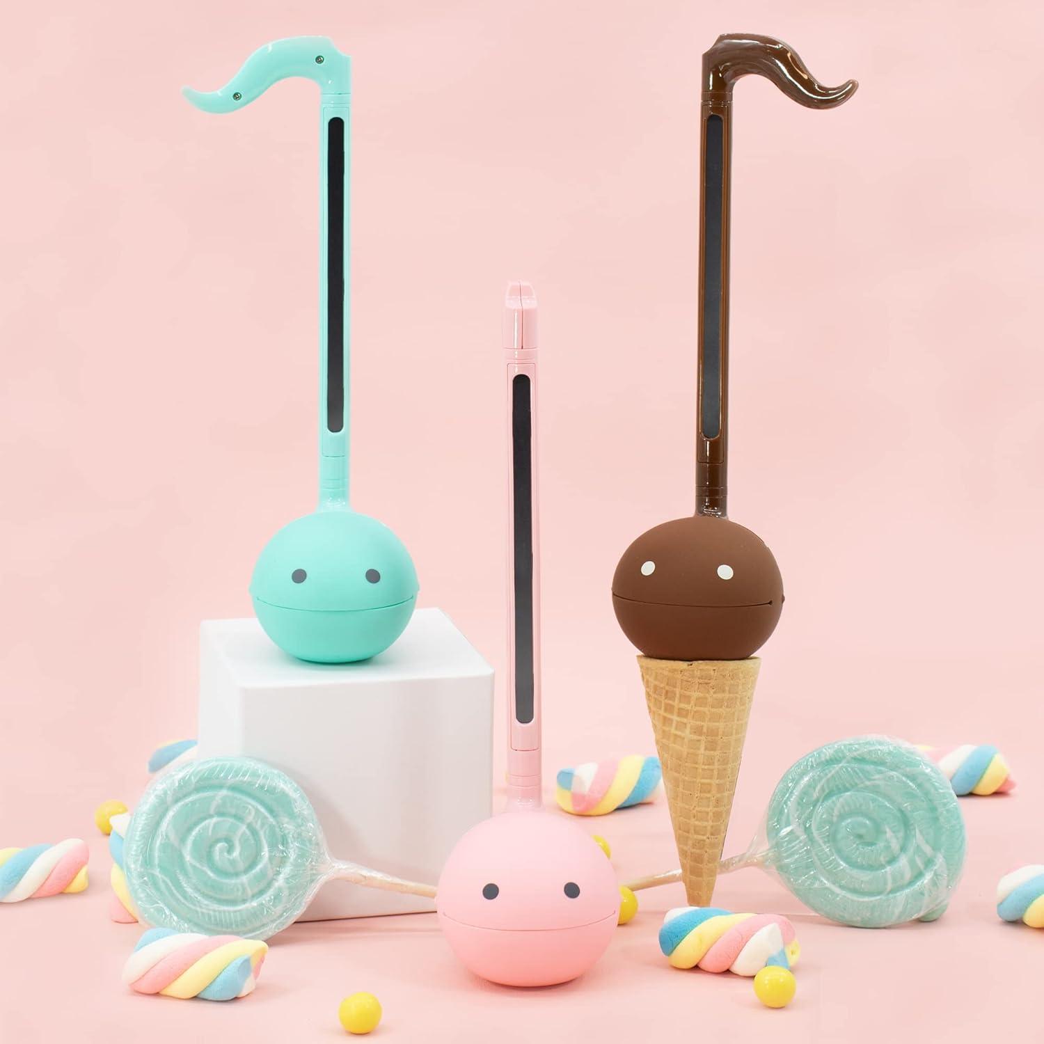 image:imageOtamatone Japanese Electronic Musical Instrument Portable Music Synthesizer from Japan by Maywa Denki Studio Award Winning Educational Fun Gift for Children Teens amp Adults MintStrawberry Mint Chocolate Set