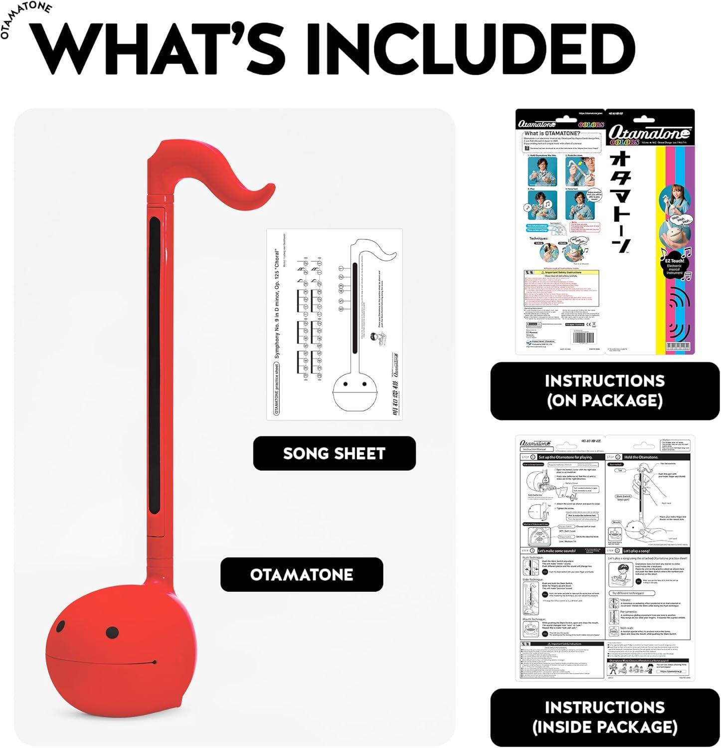 image:imageOtamatone Japanese Electronic Musical Instrument Portable Music Synthesizer from Japan by Maywa Denki Studio Award Winning Educational Fun Gift for Children Teens amp Adults RedRed