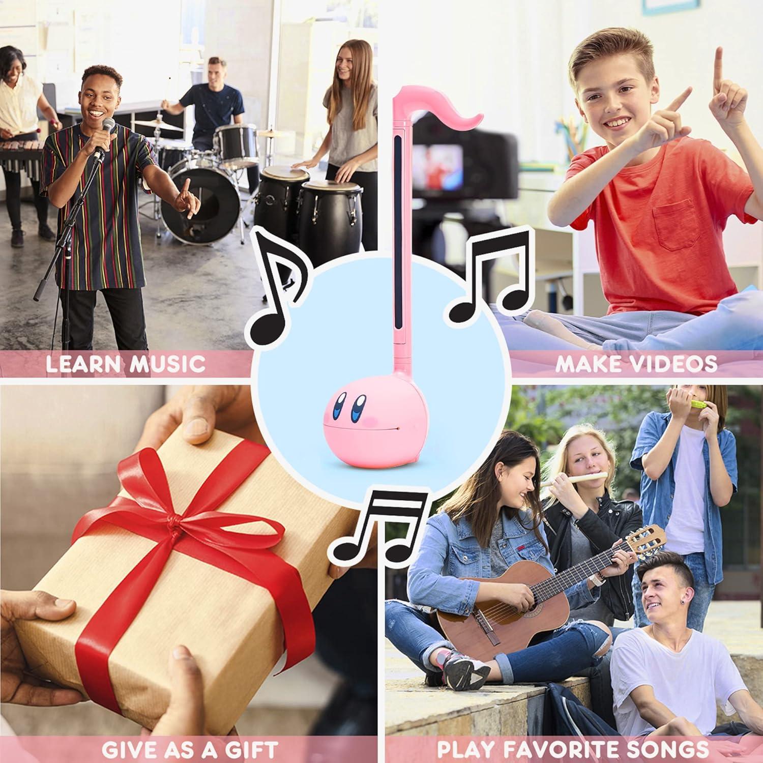 image:imageOtamatone Kirby Pink Star Hero Japanese Electronic Musical Instrument Portable Music Synthesizer from Japan by Maywa Denki Studio Award Winning Educational Fun Gift Game Character Pink HeroSingle Item