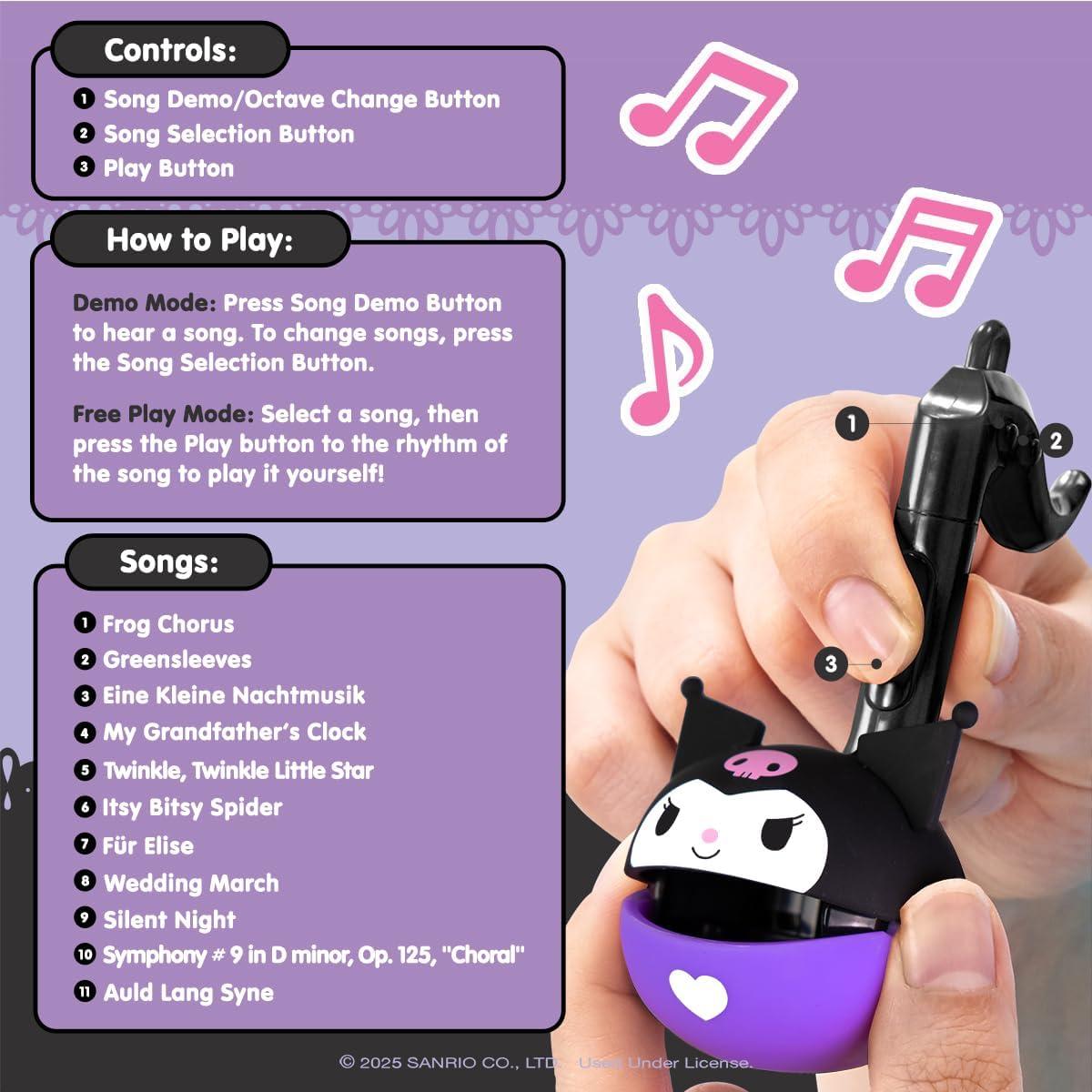 image:imageOtamatone Melody Hello Kitty and Friends Electronic Portable Music InstrumentSynthesizer Toy from Japan by Maywa Denki English Instructions KuromiKuromi