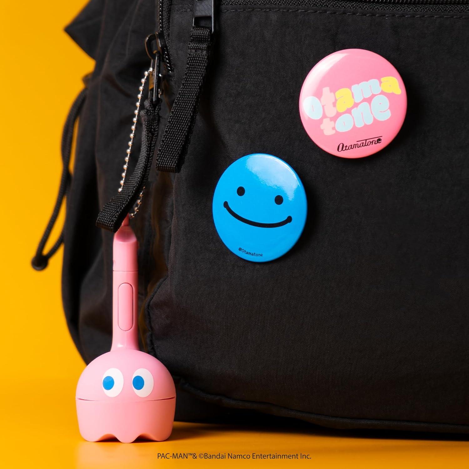 image:imageOtamatone Melody Original PACMan Electronic Portable Music Toy Player Synthesizer from Japan by Maywa Denki Officially Licensed Merchandise with English Instructions Keychain Accessory InkyPinky