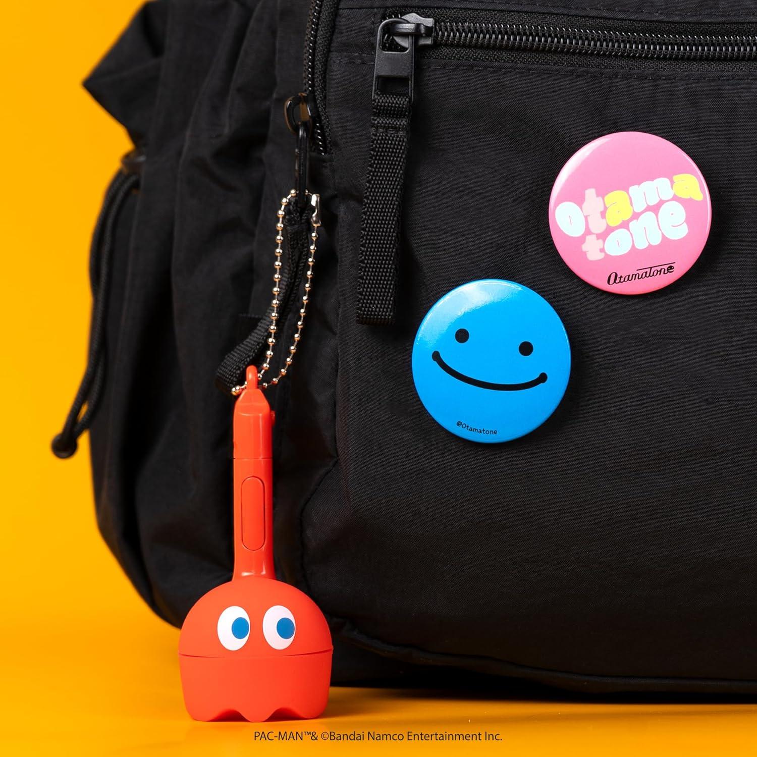 image:imageOtamatone Melody Original PACMan Electronic Portable Music Toy Player Synthesizer from Japan by Maywa Denki Officially Licensed Merchandise with English Instructions Keychain Accessory InkyBlinky