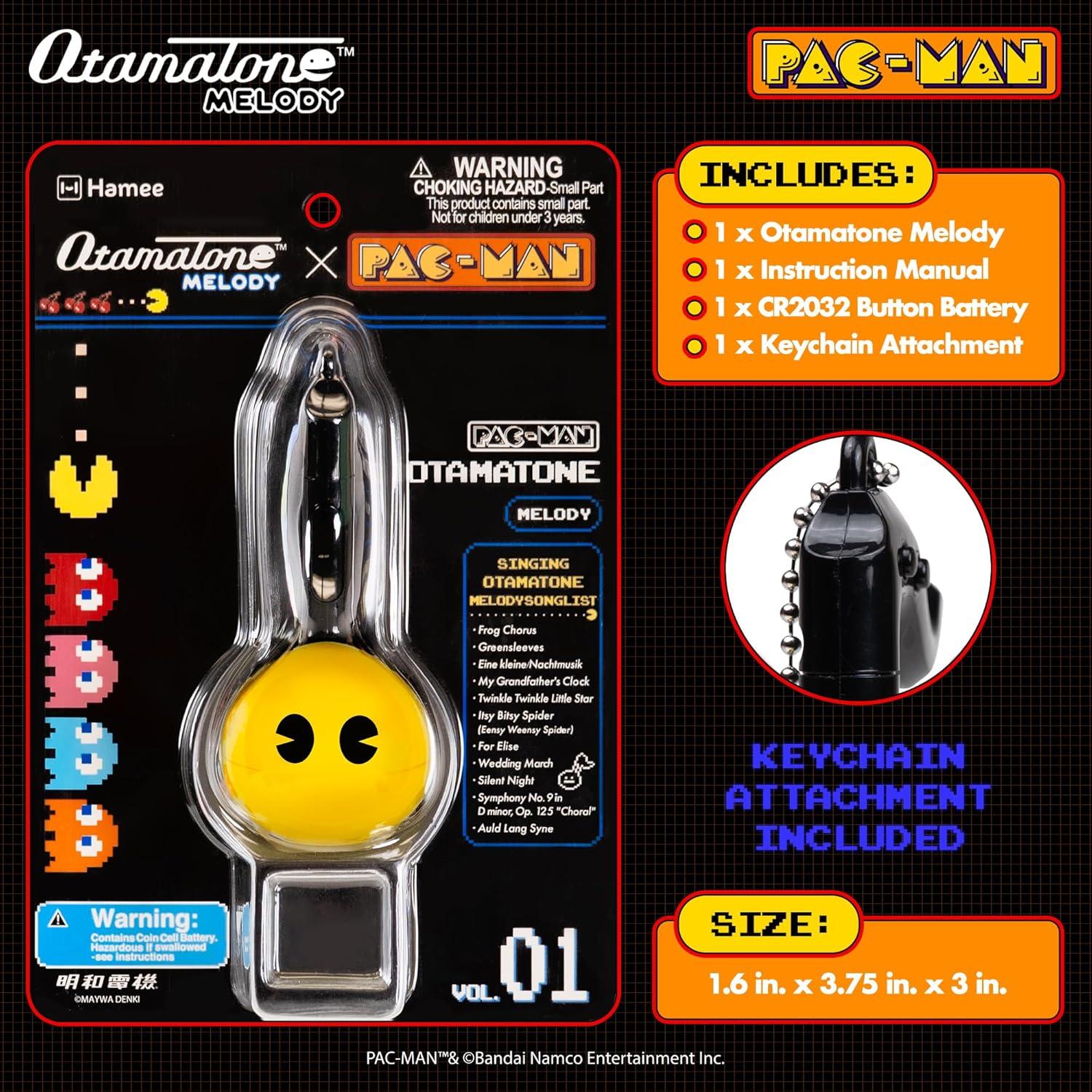image:imageOtamatone Melody Original PACMan Electronic Portable Music Toy Player Synthesizer from Japan by Maywa Denki Officially Licensed Merchandise with English Instructions Keychain Accessory InkyPacman