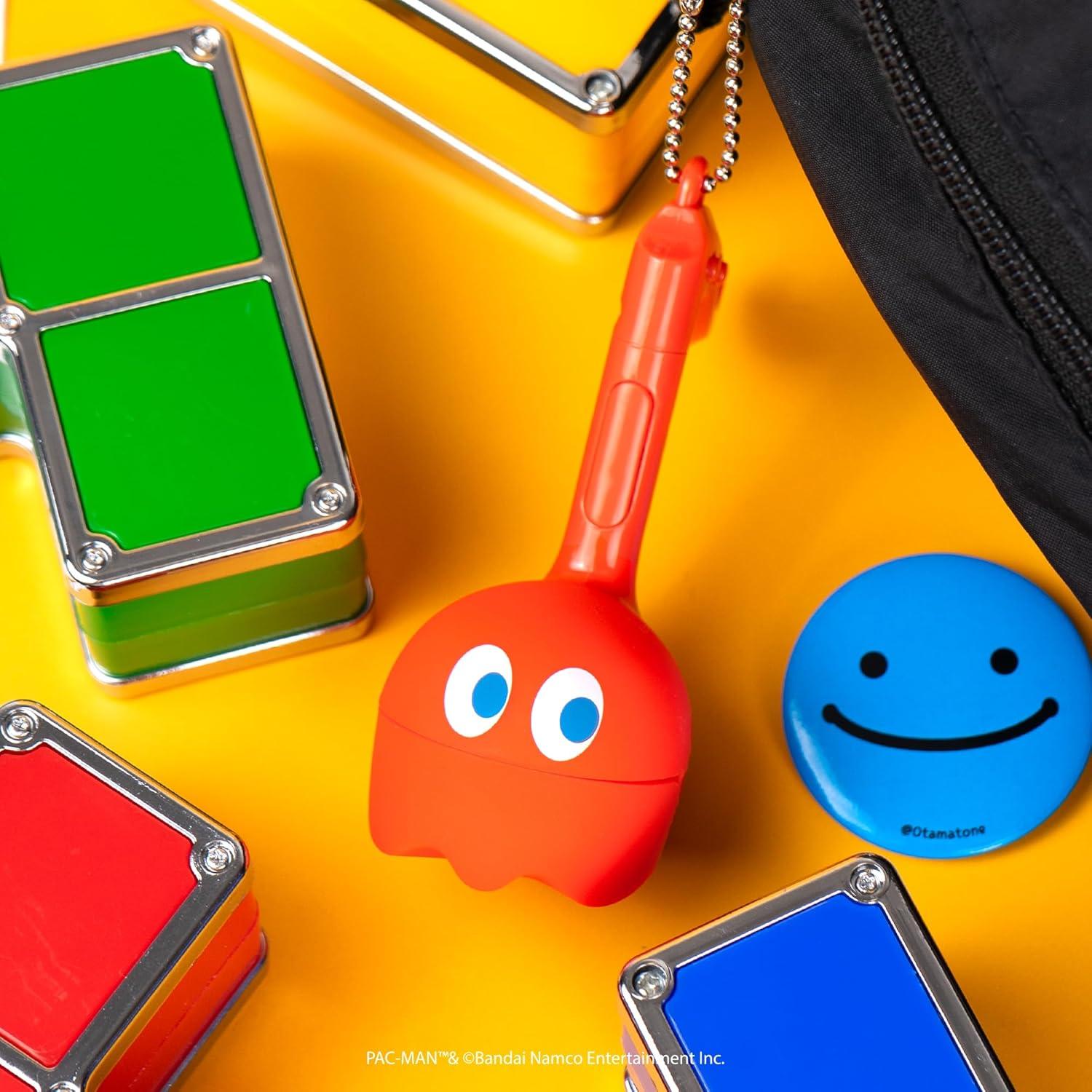 image:imageOtamatone Melody Original PACMan Electronic Portable Music Toy Player Synthesizer from Japan by Maywa Denki Officially Licensed Merchandise with English Instructions Keychain Accessory InkyBlinky