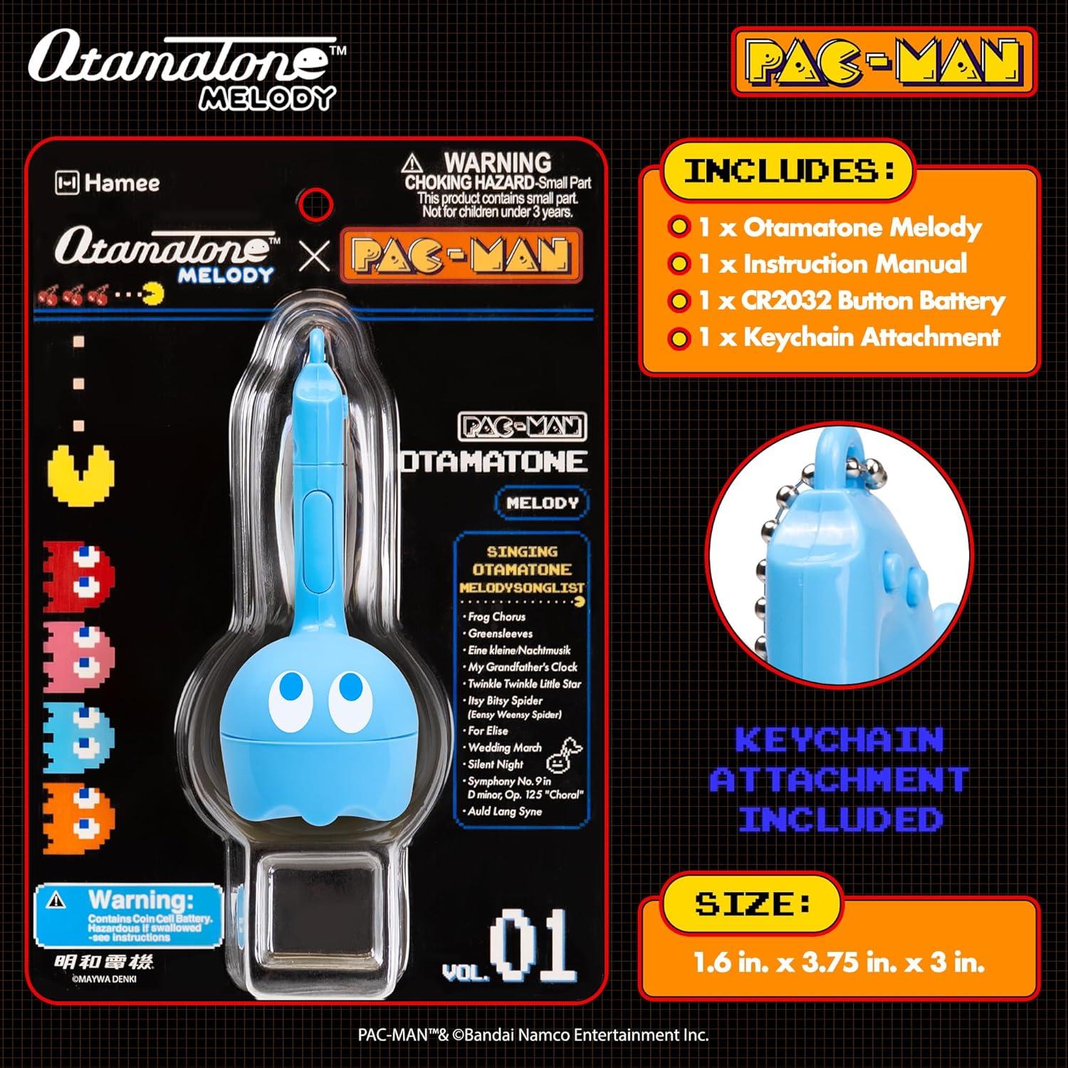 image:imageOtamatone Melody Original PACMan Electronic Portable Music Toy Player Synthesizer from Japan by Maywa Denki Officially Licensed Merchandise with English Instructions Keychain Accessory InkyInky