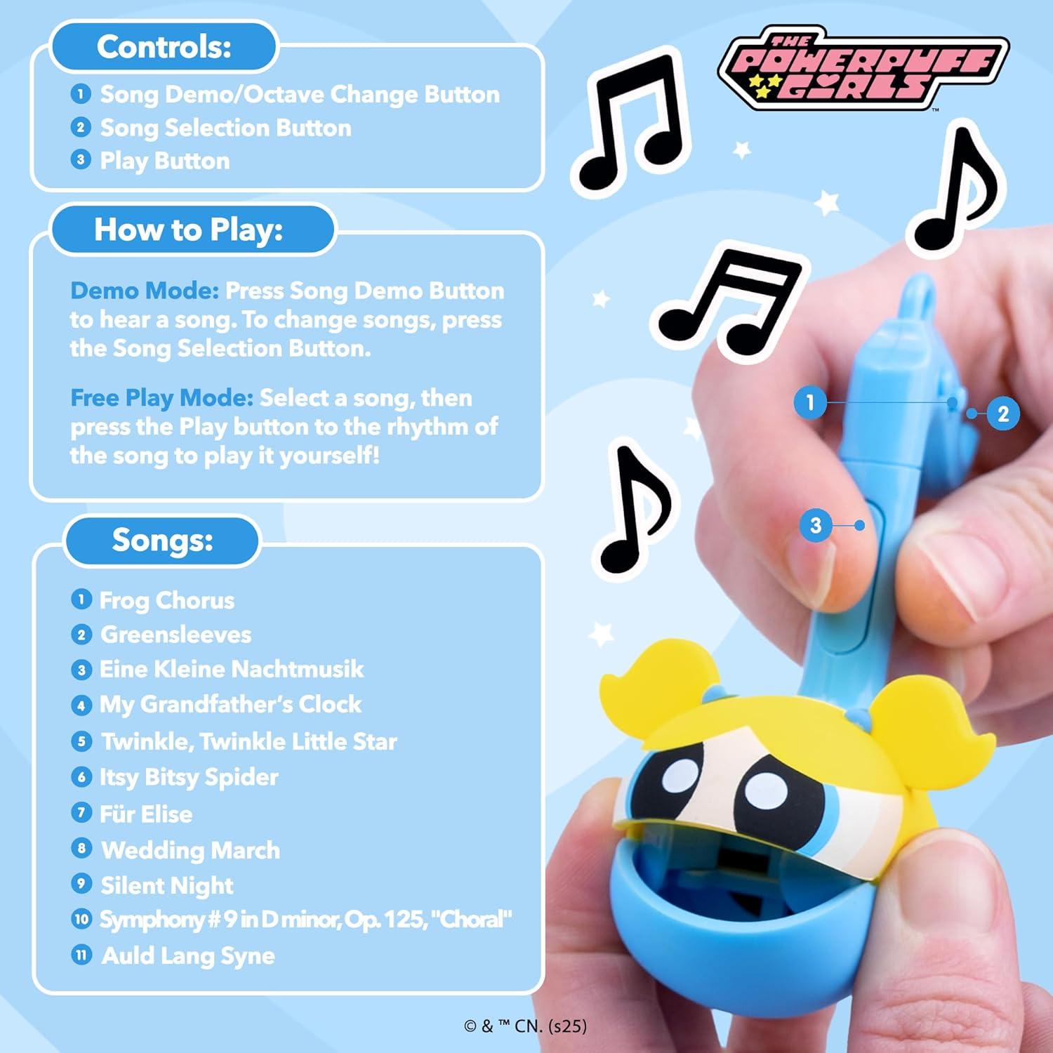 image:imageOtamatone Melody Powerpuff Girls Electronic Portable Music Instrument Synthesizer Toy from Japan by Maywa Denki Officially Licensed English Instructions BubblesBubbles