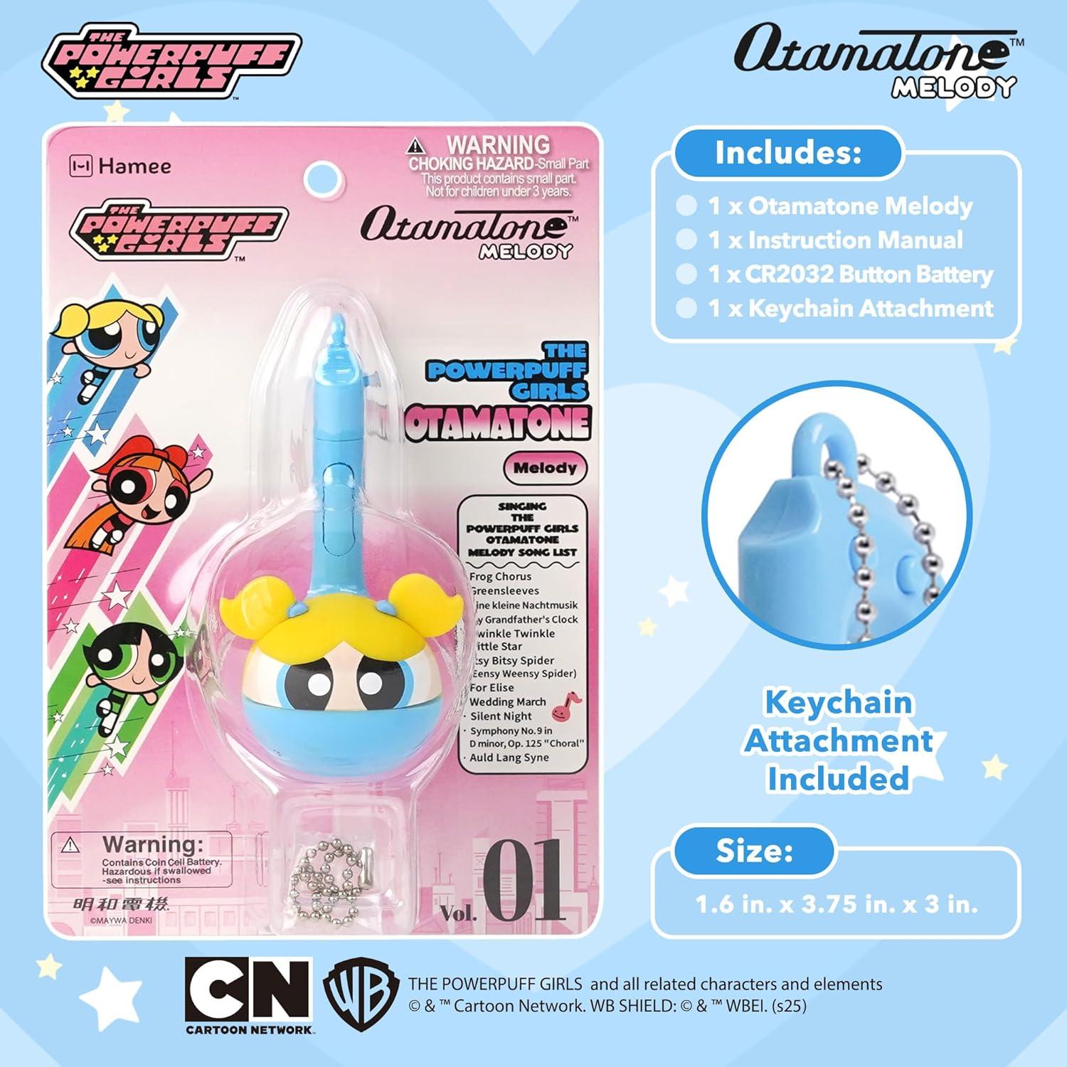 image:imageOtamatone Melody Powerpuff Girls Electronic Portable Music Instrument Synthesizer Toy from Japan by Maywa Denki Officially Licensed English Instructions BubblesBubbles