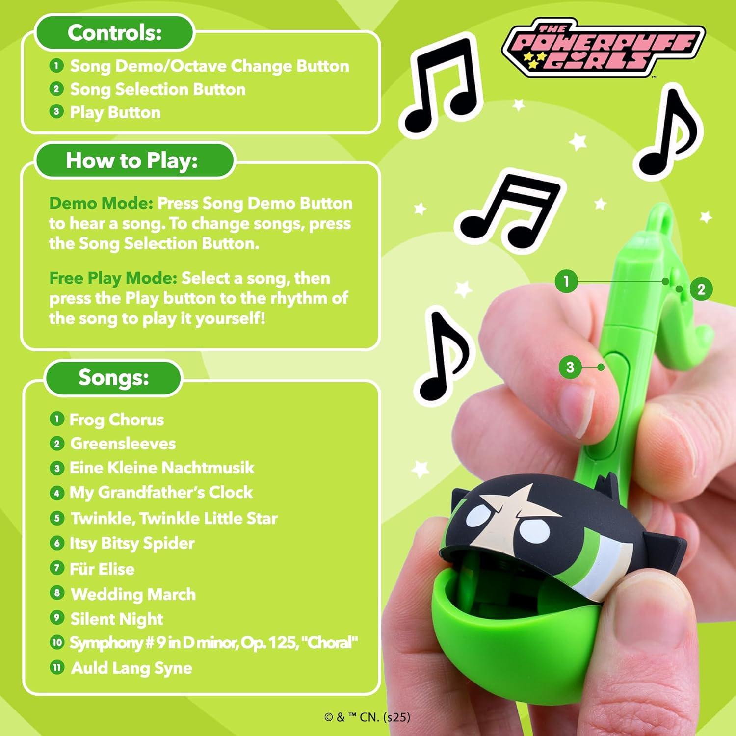 image:imageOtamatone Melody Powerpuff Girls Electronic Portable Music Instrument Synthesizer Toy from Japan by Maywa Denki Officially Licensed English Instructions BubblesButtercup
