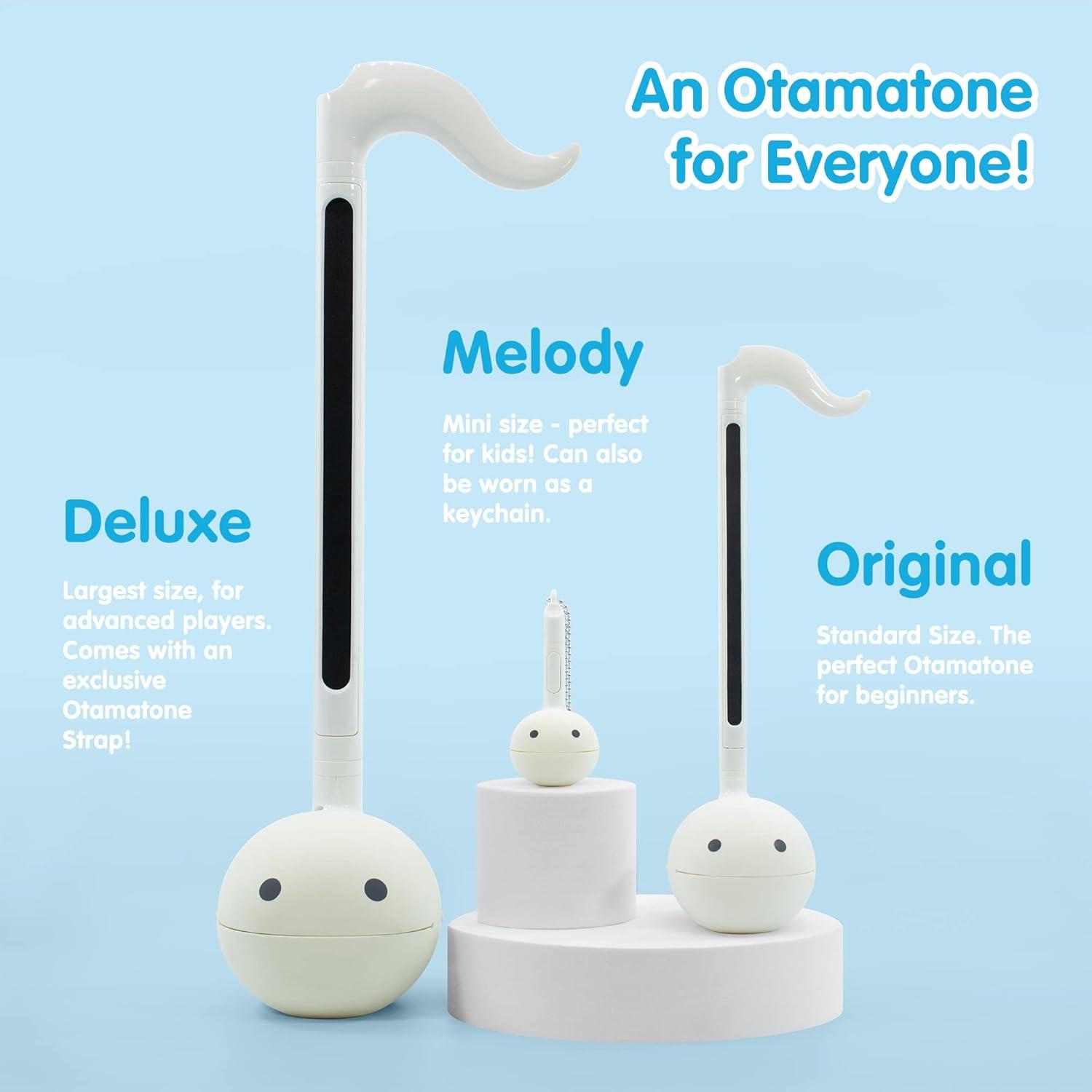 image:imageOtamatone Melody Series Japanese Electronic Mini Size Musical Instrument 11 PreProgrammed Songs Portable Synthesizer from Japan by Maywa Denki English Instruction UnicornWhite