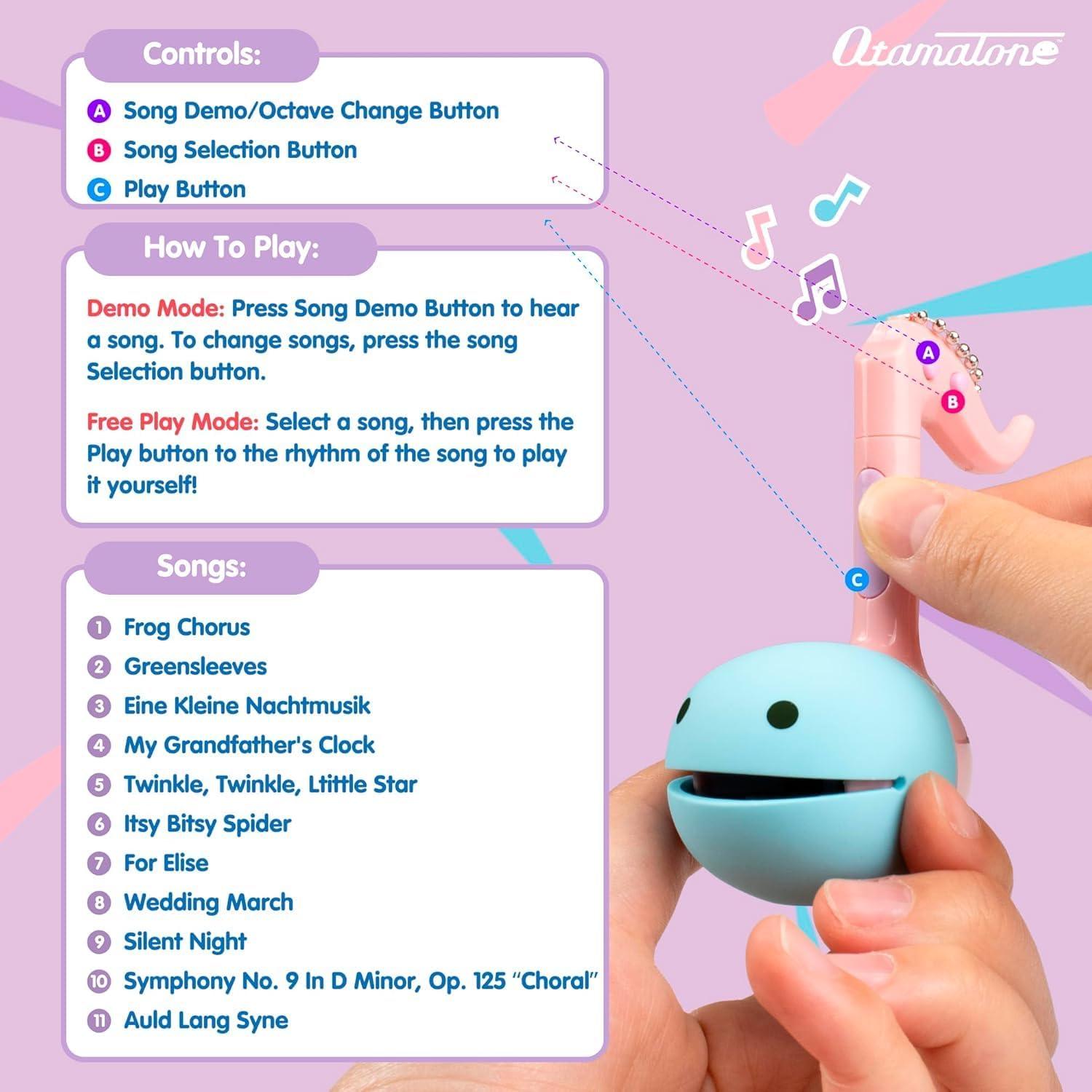 image:imageOtamatone Melody Series Japanese Electronic Mini Size Musical Instrument 11 PreProgrammed Songs Portable Synthesizer from Japan by Maywa Denki English Instruction UnicornUnicorn