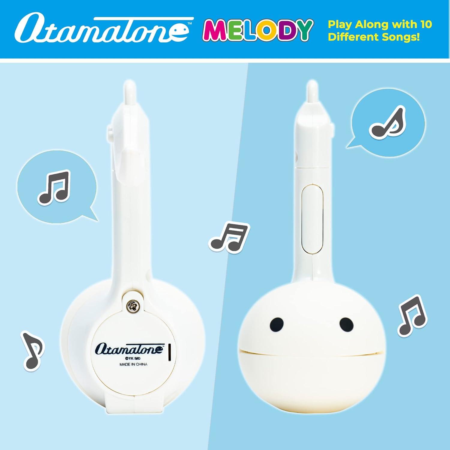 image:imageOtamatone Melody Series Japanese Electronic Mini Size Musical Instrument 11 PreProgrammed Songs Portable Synthesizer from Japan by Maywa Denki English Instruction UnicornWhite
