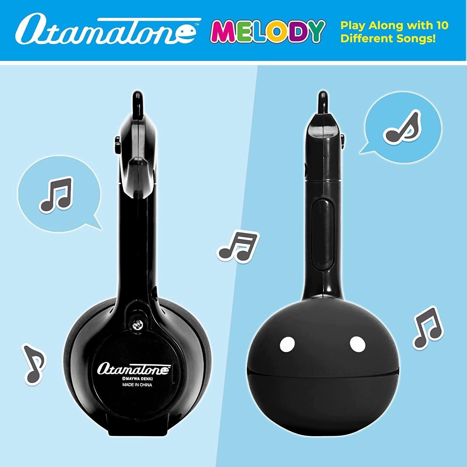 image:imageOtamatone Melody Series Japanese Electronic Mini Size Musical Instrument 11 PreProgrammed Songs Portable Synthesizer from Japan by Maywa Denki English Instruction UnicornBlack