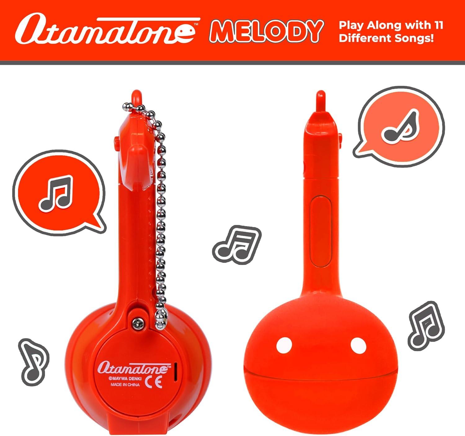 image:imageOtamatone Melody Series Japanese Electronic Mini Size Musical Toy 11 PreProgrammed Songs Portable Synthesizer from Japan by Maywa Denki English Instruction RedRed