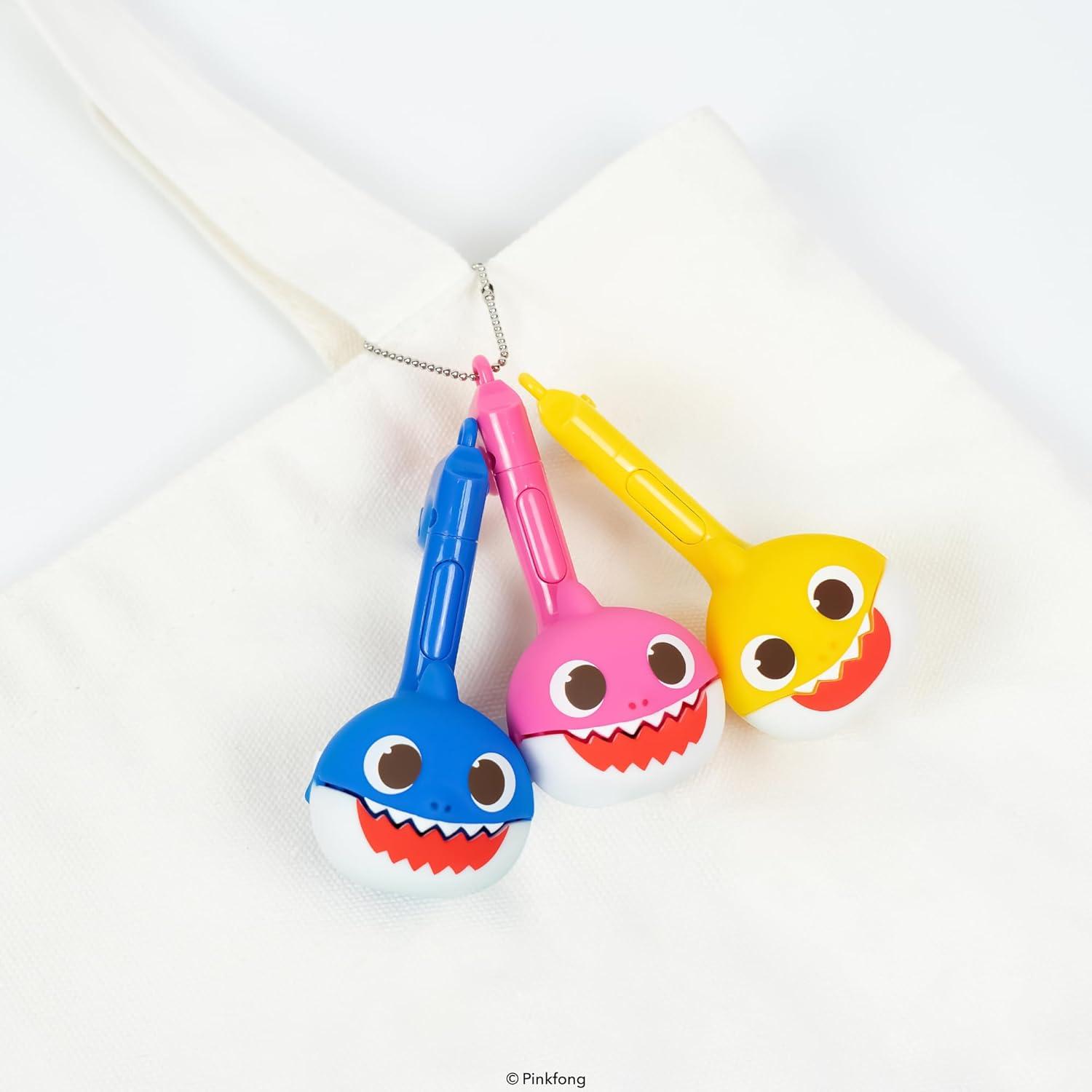 image:imageOtamatone Melody Special Baby Shark Edition Portable Mini Size Electronic Keychain Musical from Japan by Maywa Denki English Instructions Mommy SharkDaddy Shark