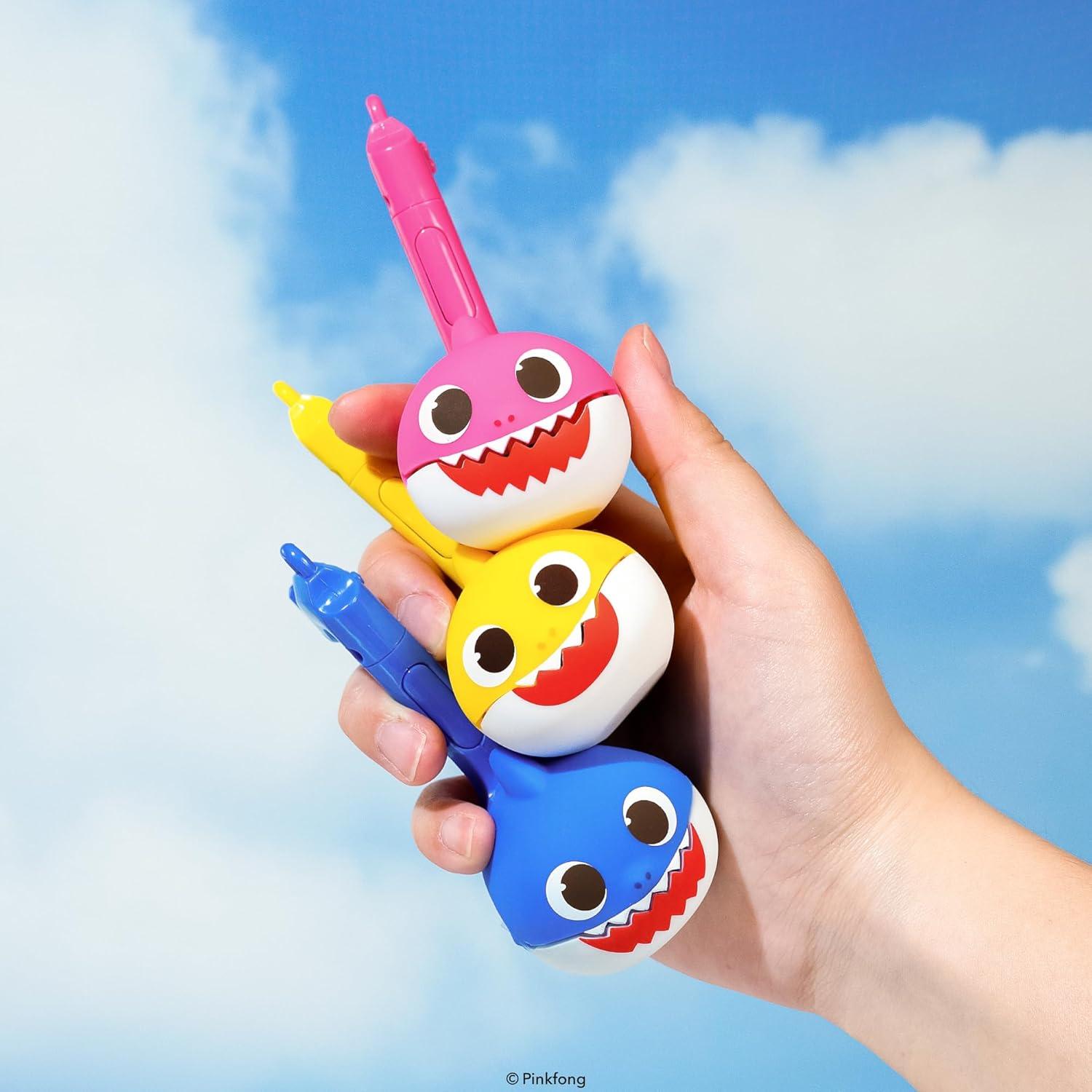 image:imageOtamatone Melody Special Baby Shark Edition Portable Mini Size Electronic Keychain Musical from Japan by Maywa Denki English Instructions Mommy SharkDaddy Shark