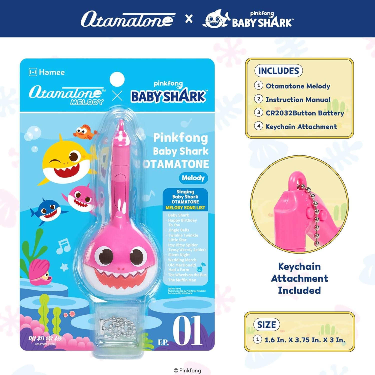 image:imageOtamatone Melody Special Baby Shark Edition Portable Mini Size Electronic Keychain Musical from Japan by Maywa Denki English Instructions Mommy SharkMommy Shark