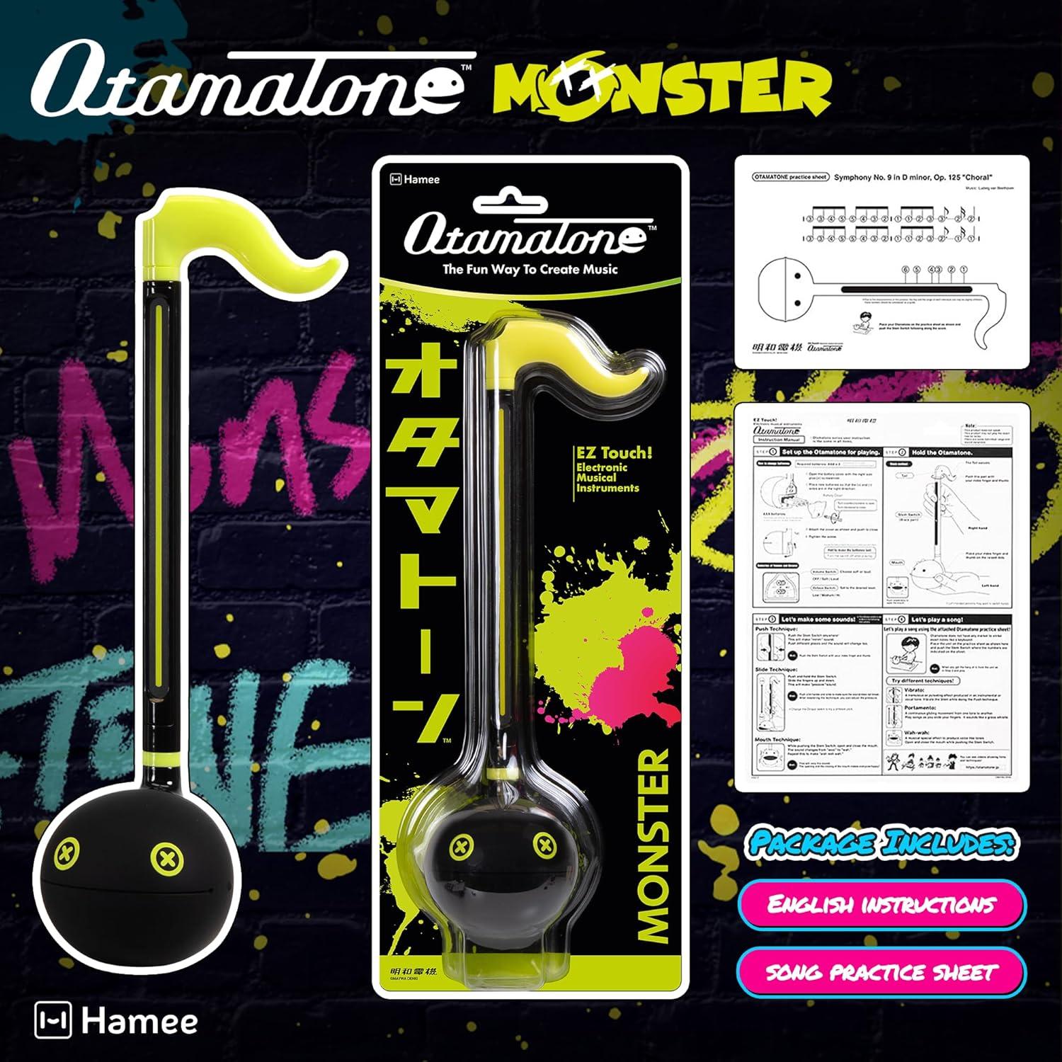 image:imageOtamatone Monster Electronic Portable Music Instrument Synthesizer Toy from Japan by Maywa Denki Officially Licensed English Instructions LimeLime