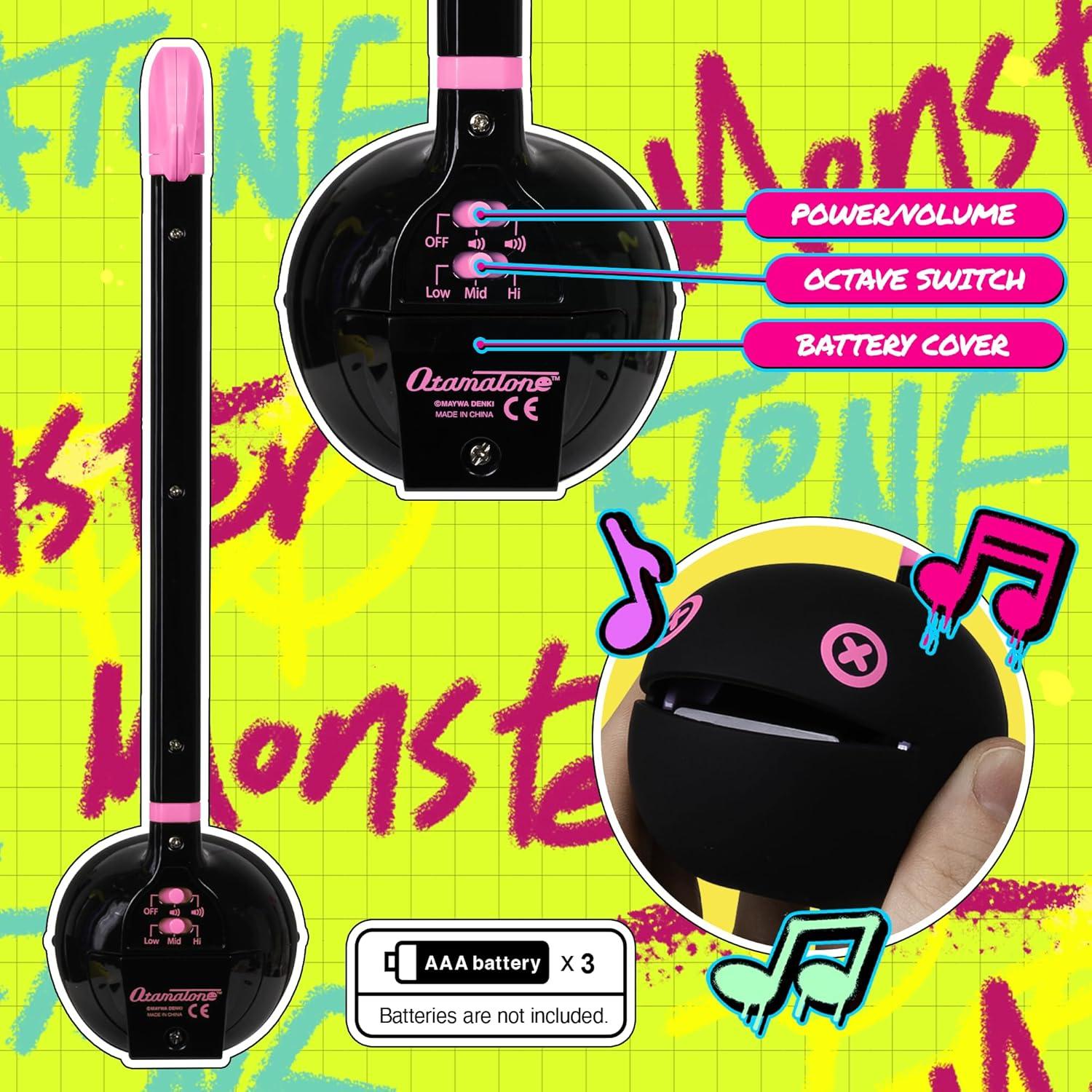 image:imageOtamatone Monster Electronic Portable Music Instrument Synthesizer Toy from Japan by Maywa Denki Officially Licensed English Instructions LimePink