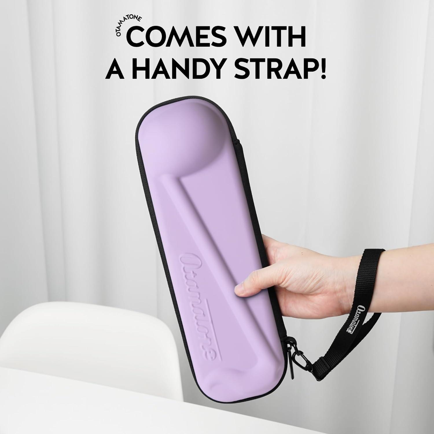 image:imageOtamatone Official Slim Case Regular 107 inch Musical Instrument Toy Synthesizer Hard Shell Cover Smooth Fitted Protective Interior with Official Logo Strap BlueViolet