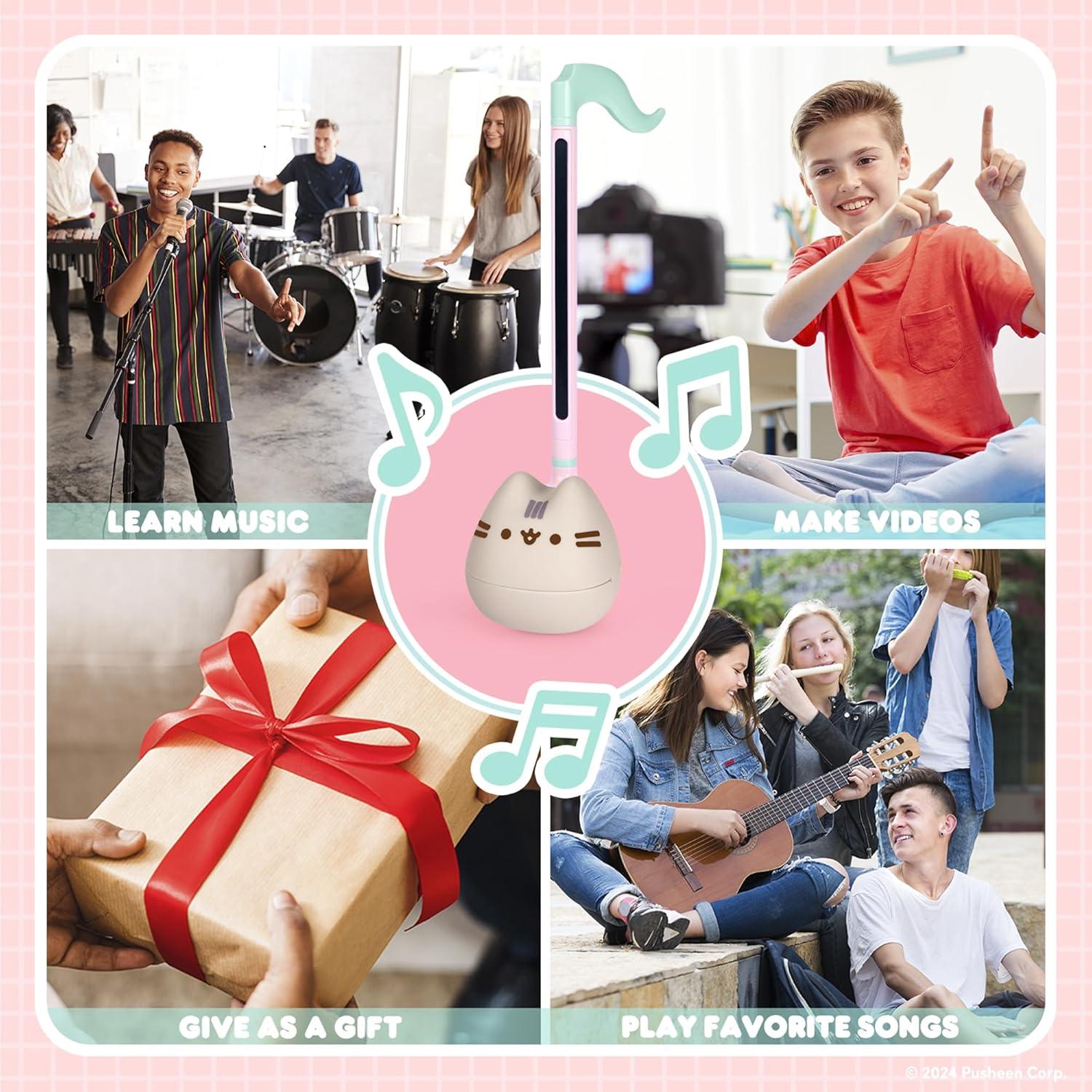 image:imageOtamatone Pusheen The Cat Electronic Portable Music Instrument Synthesizer Toy from Japan by Maywa Denki Limited Edition English InstructionsPusheen